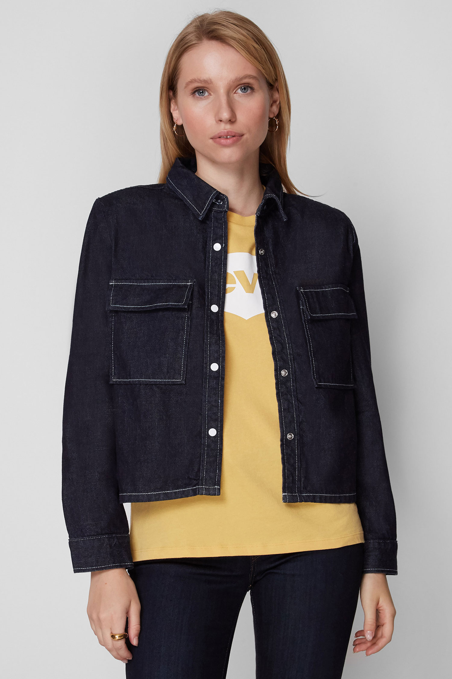 Женская темно-синяя джинсовая куртка Made & Crafted® Levi’s® A0320;0001