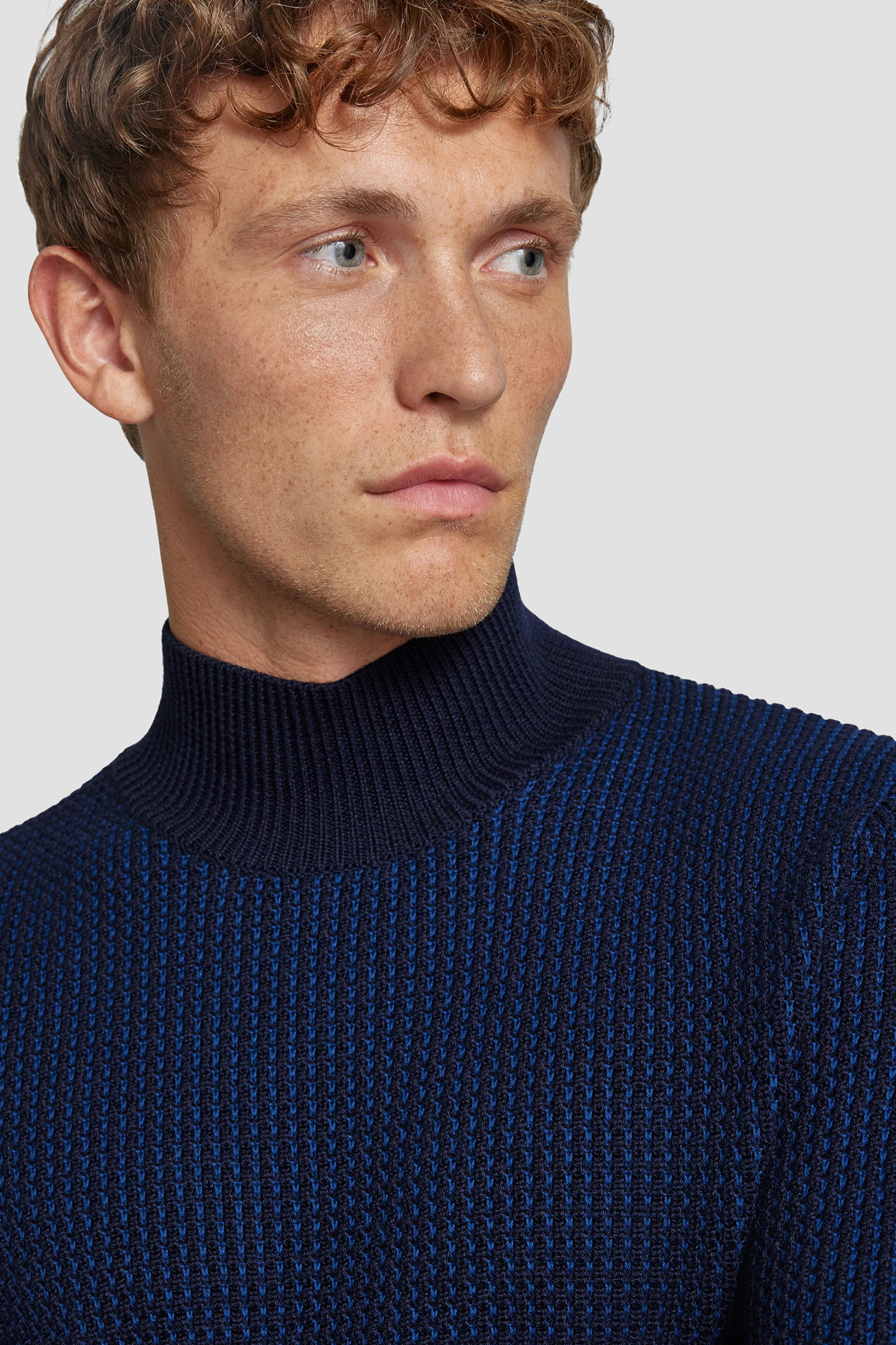 Чоловічий темно-синій гольф BOSS 50526833;404