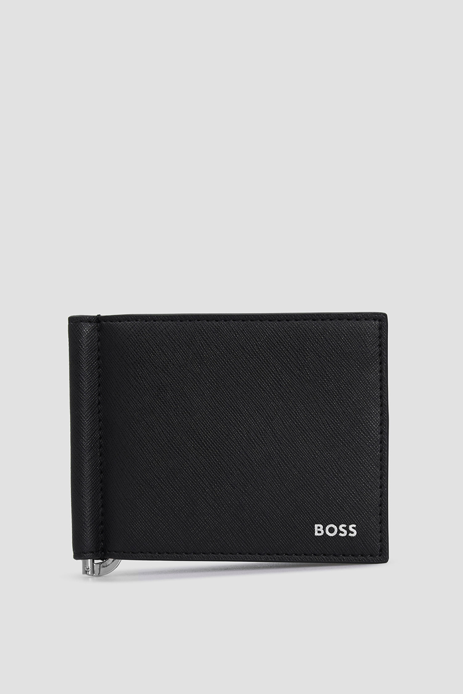 Мужской черный кожаный кошелек BOSS 50536716;001