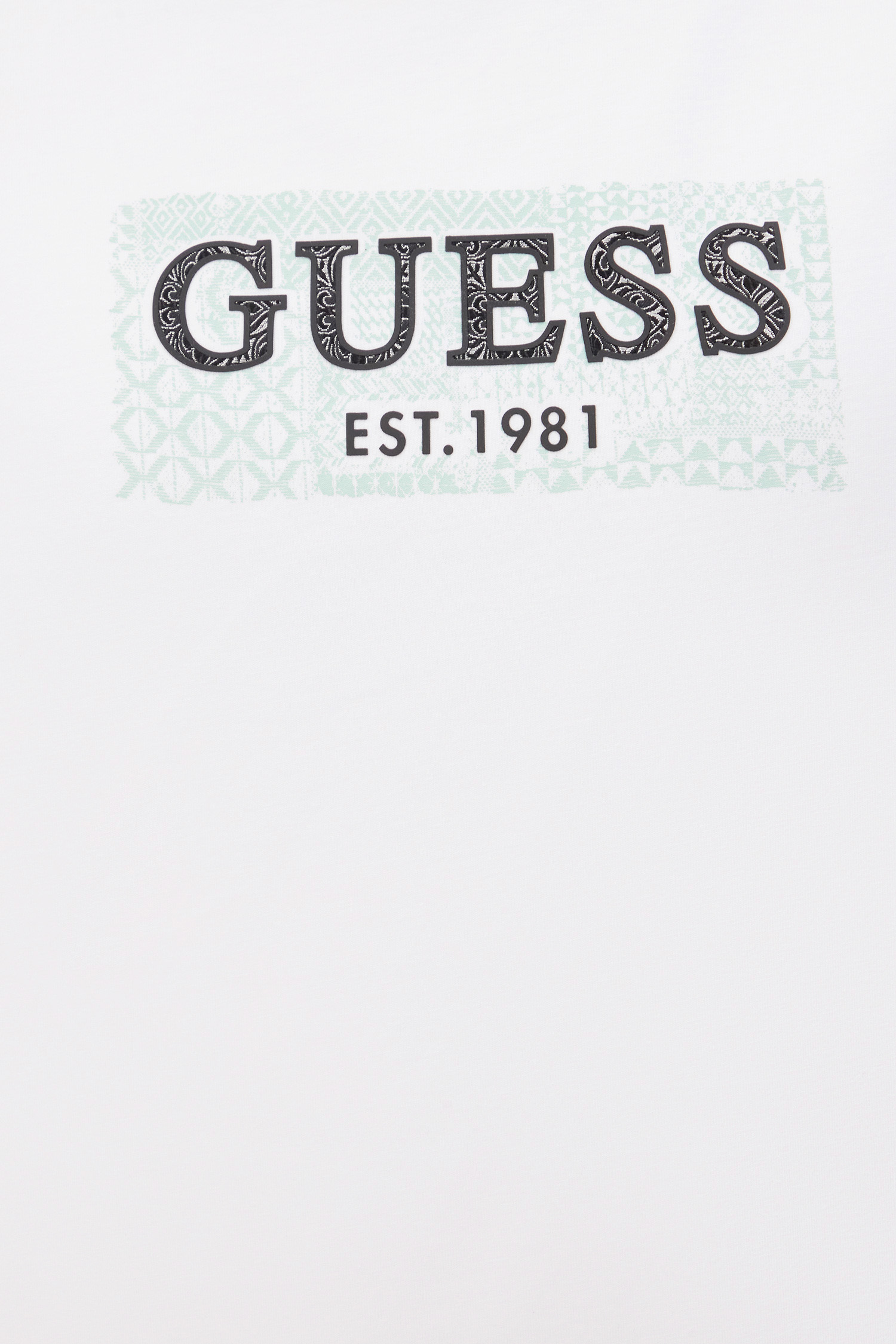 Мужская белая футболка Guess M5GI19.J1314;G011