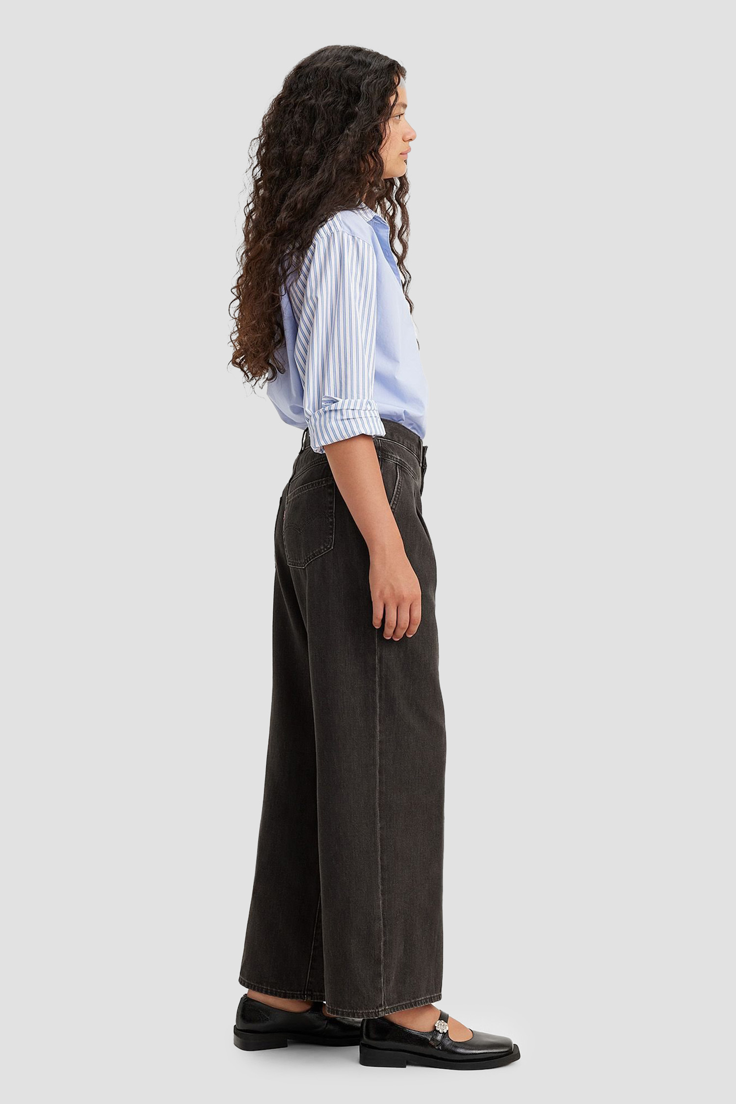 Женские черные джинсы Featherweight Baggy Levi’s® A7453;0009