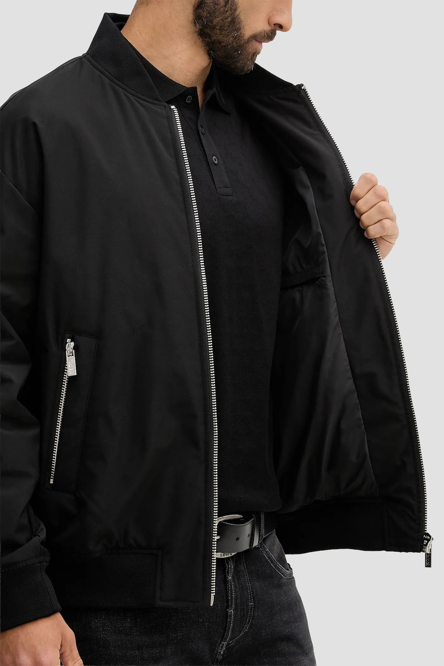 Чоловіча чорна куртка Karl Lagerfeld 561533.505005;990