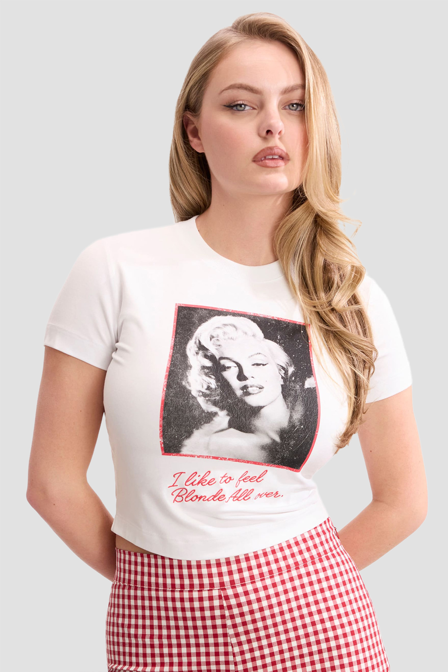 Женская белая футболка Guess W6YI64.K6710;G011