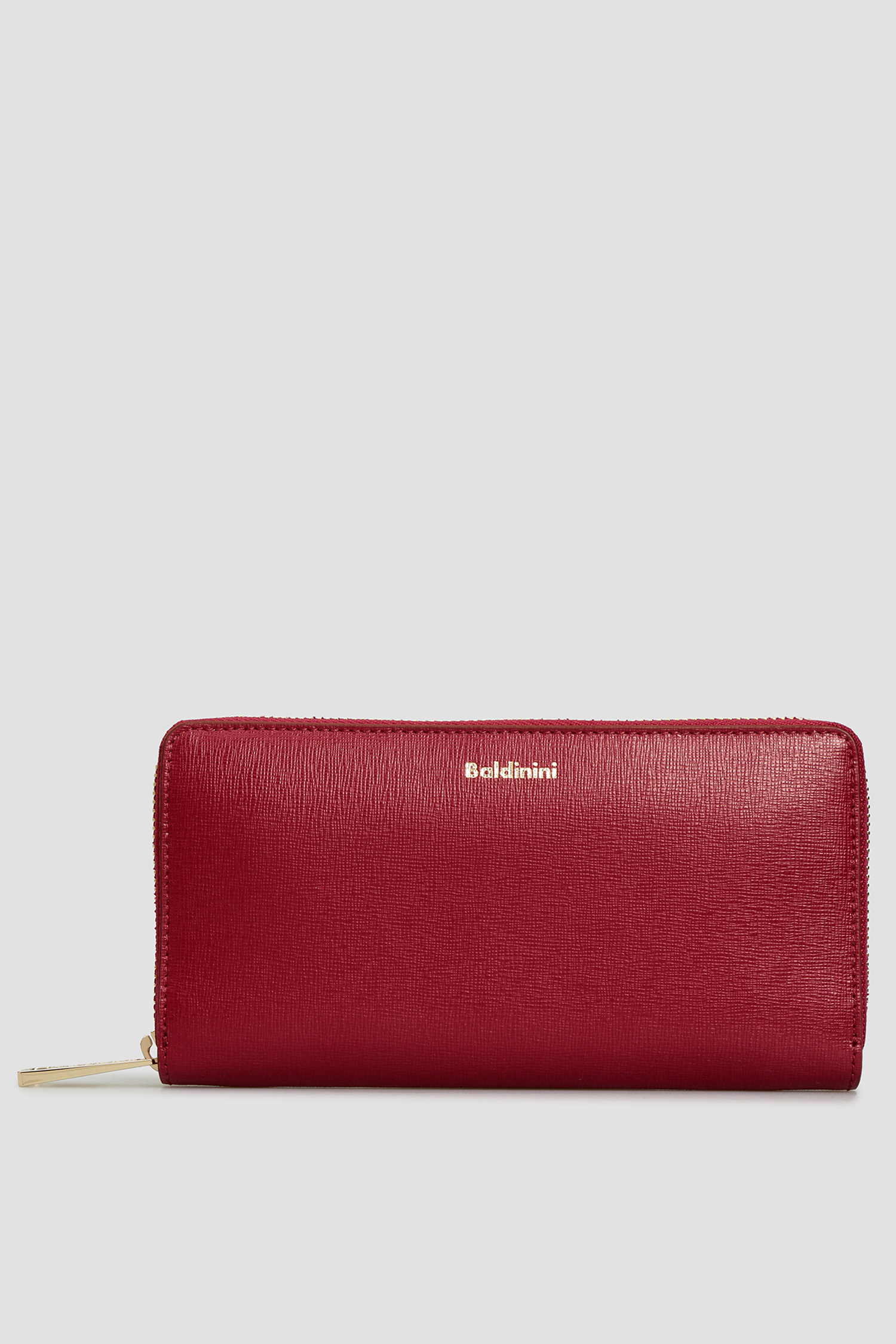 Бордовый кожаный кошелек для девушек Baldinini P2B002SAFF;7000