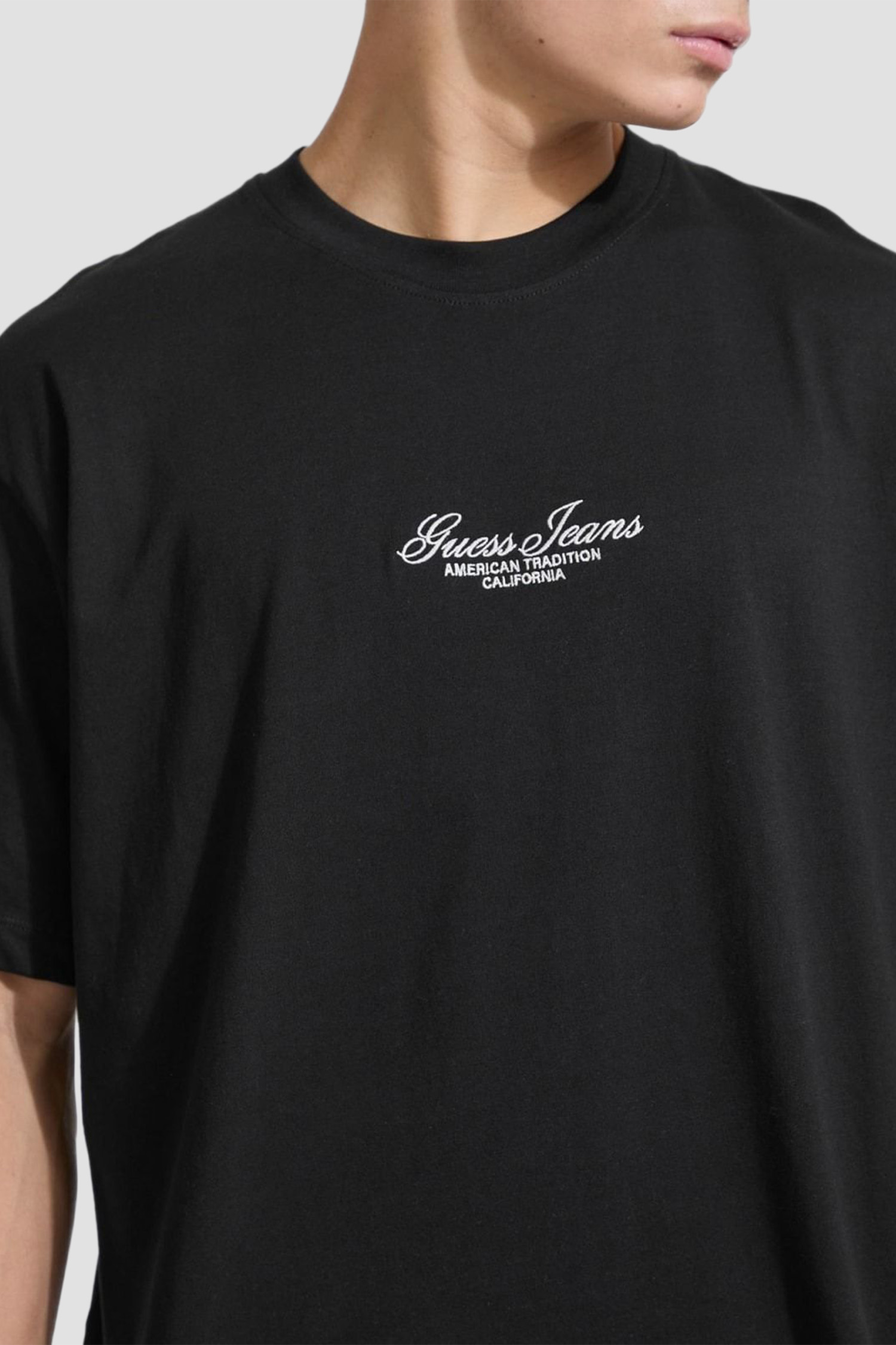 Чоловіча чорна футболка Guess Jeans M5YI61.K8FQ4;JBLK