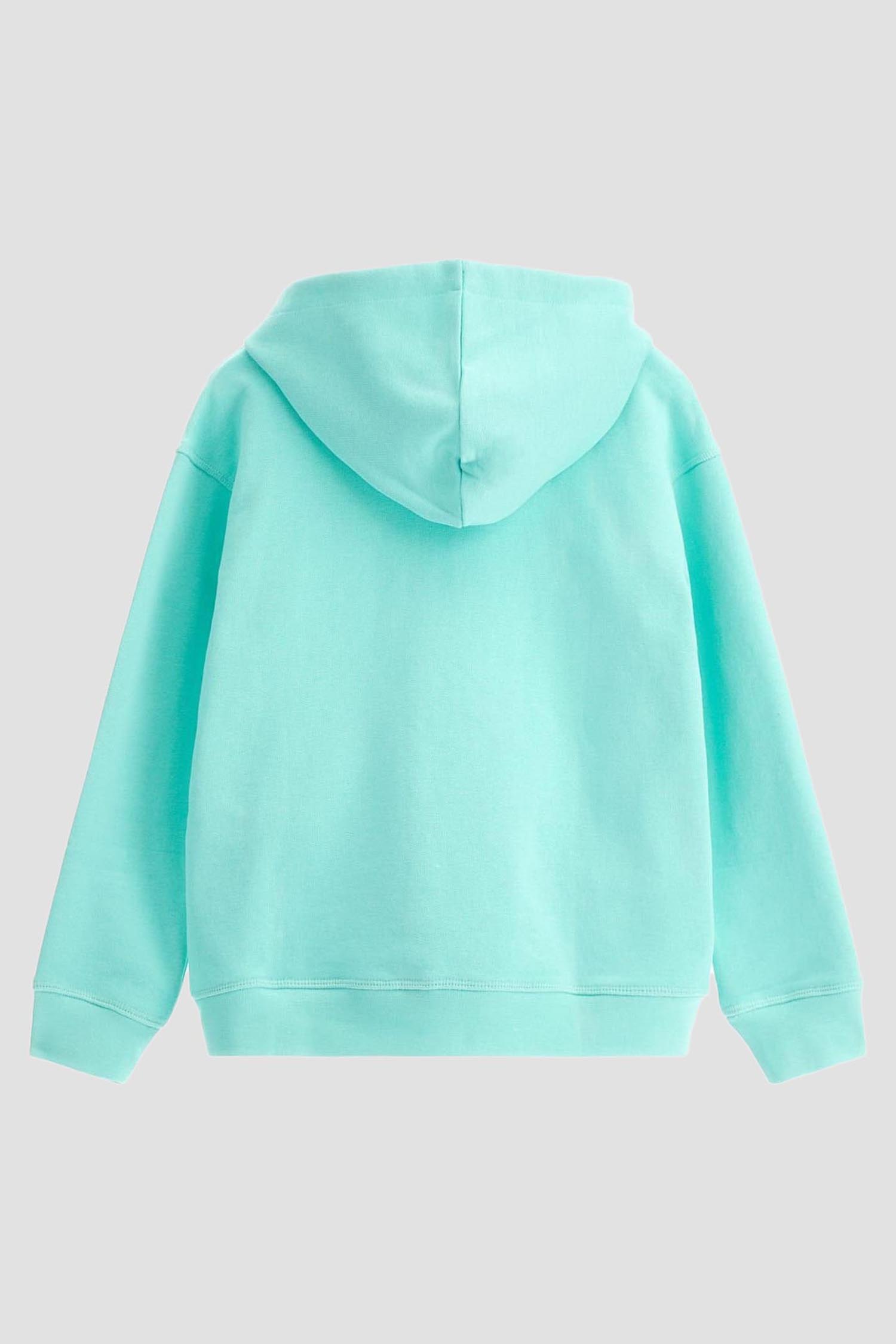 Детская мятная кофта на молнии Guess Kids L2YQ44.KAIJ1;G7KS