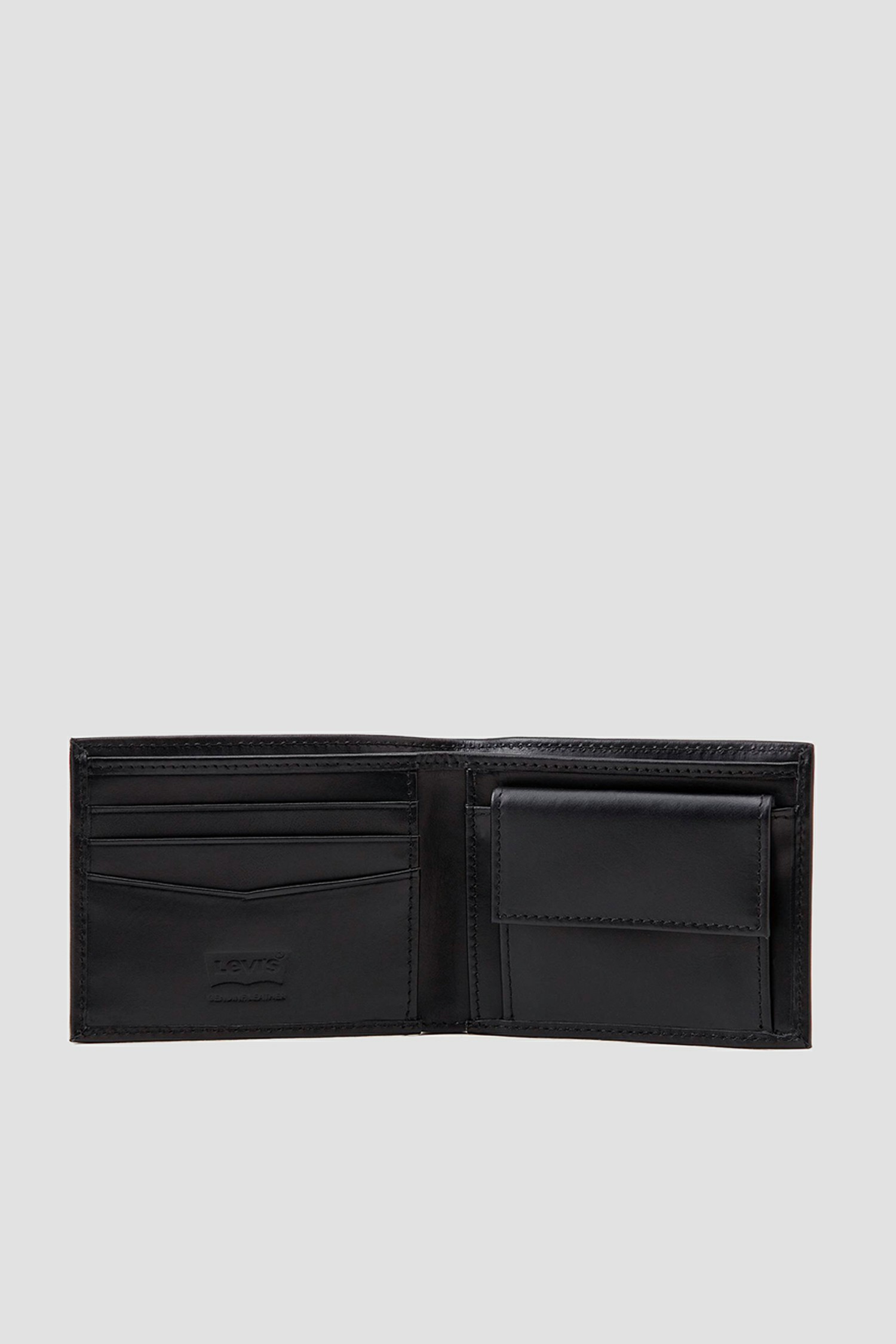 Мужской черный кожаный кошелек Levi’s® 37541;0283