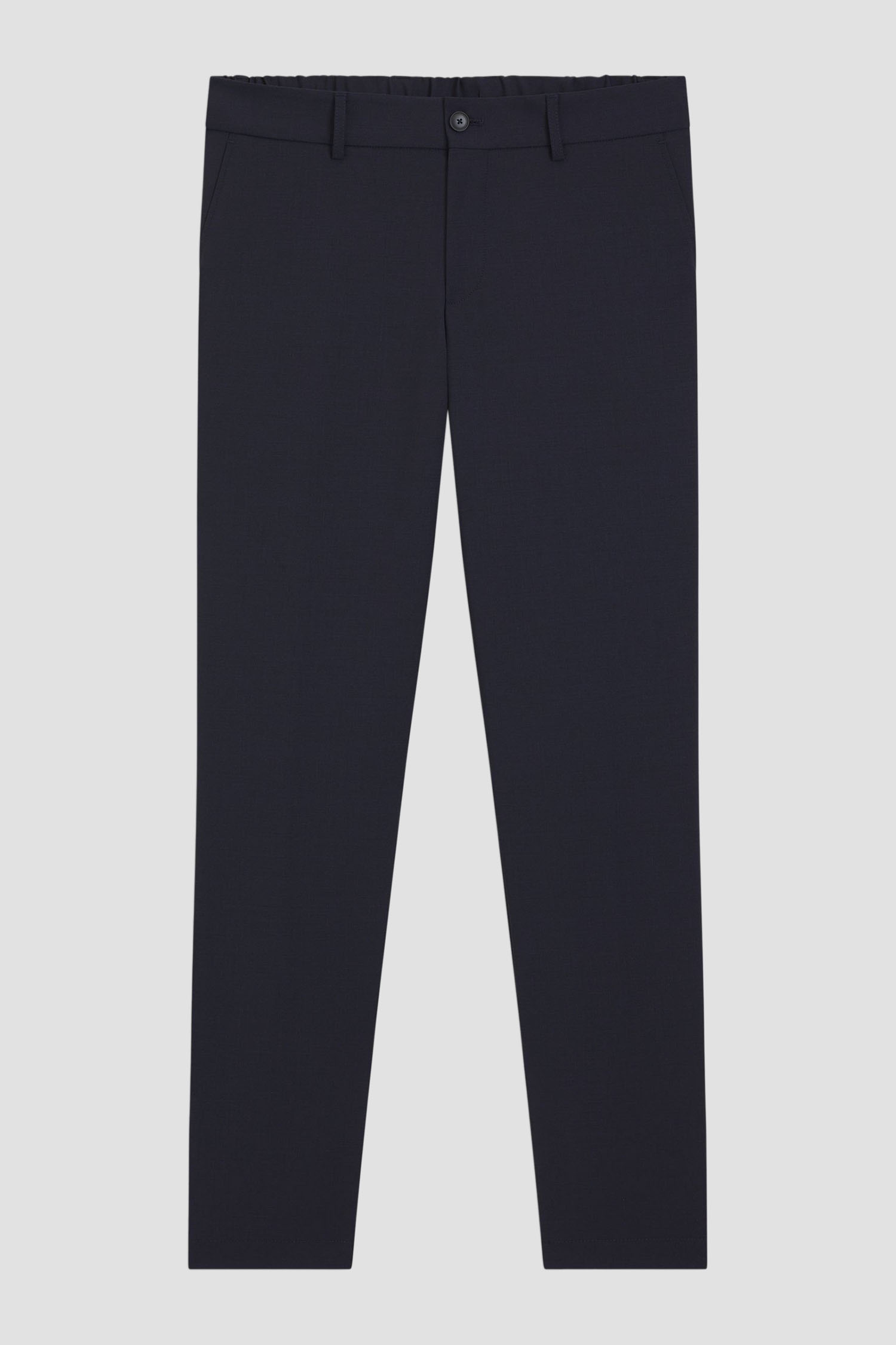 Чоловічі темно-сині вовняні брюки BOSS 50556758;404