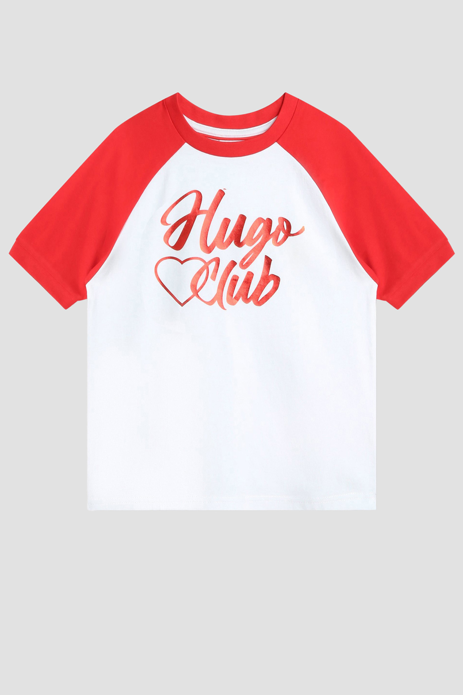 Дитяча біла футболка HUGO kids G00089;10P