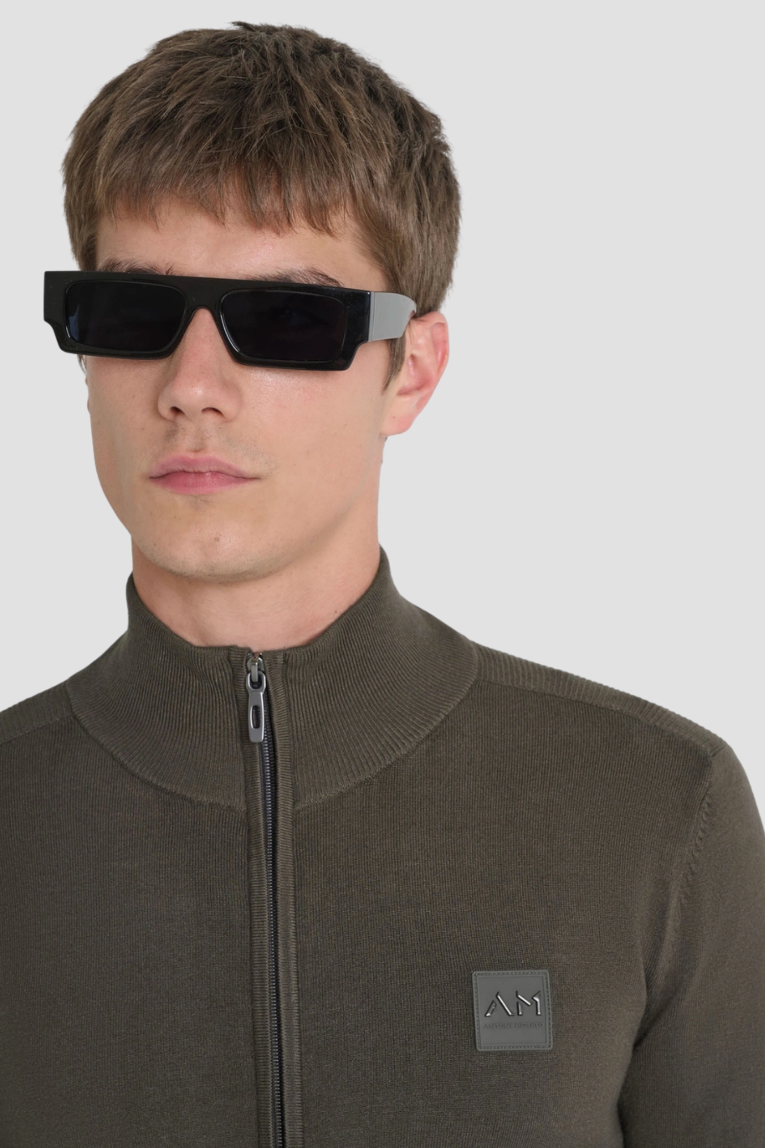Чоловічий темно-коричневий кардиган Antony Morato MMSW01441.YA500002;4089