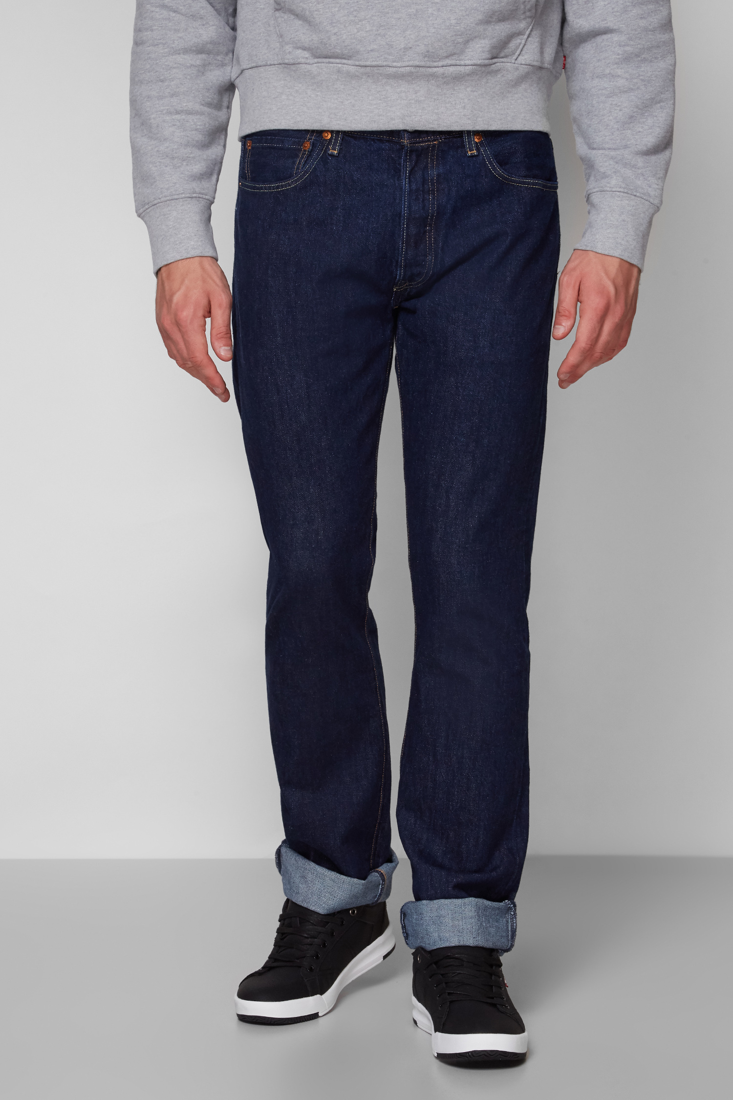 Чоловічі темно-сині джинси 501® Original Fit Levi’s® 00501;0101