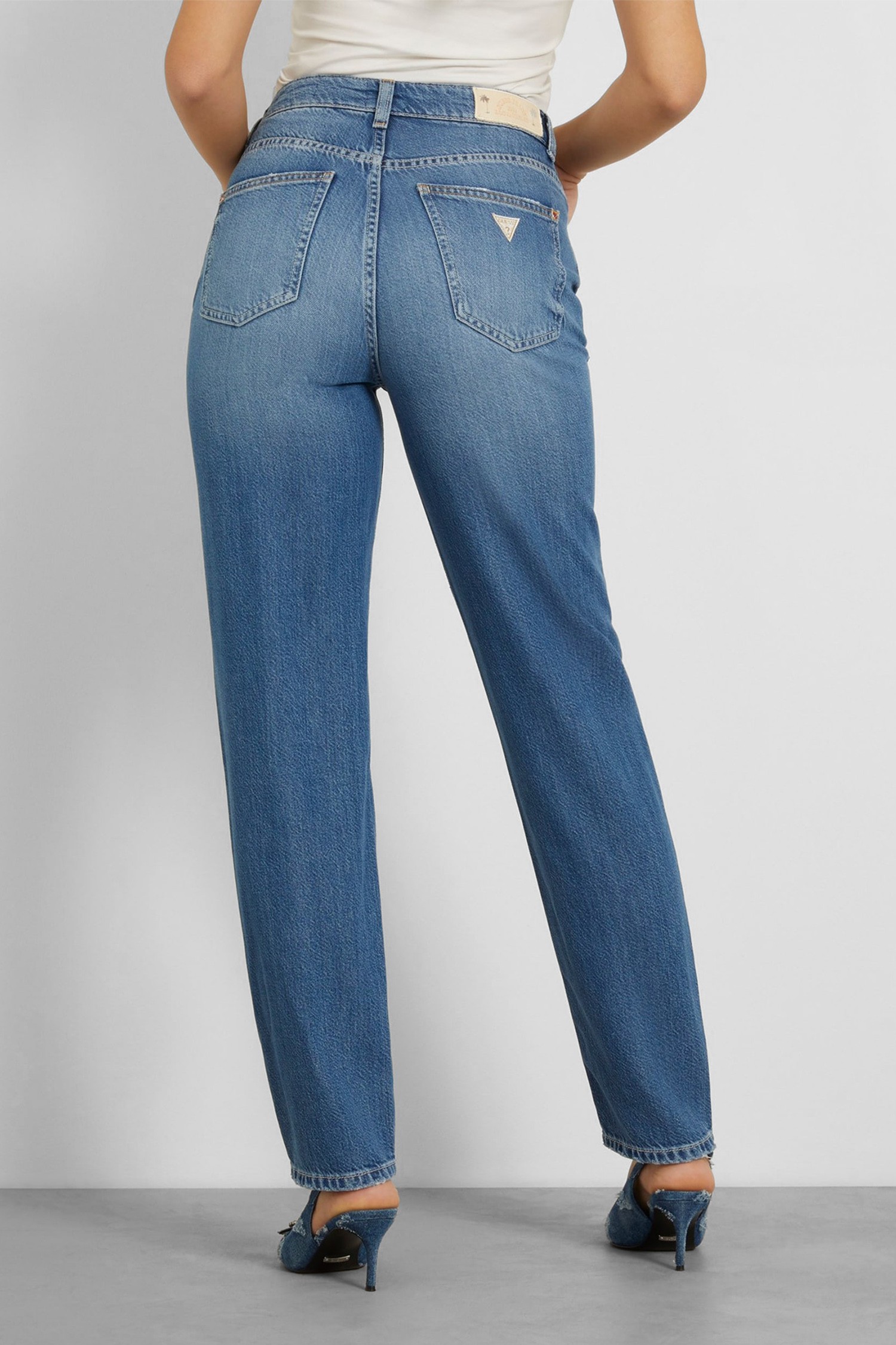 Женские синие джинсы Guess W4GA21.D5B91;MAS3