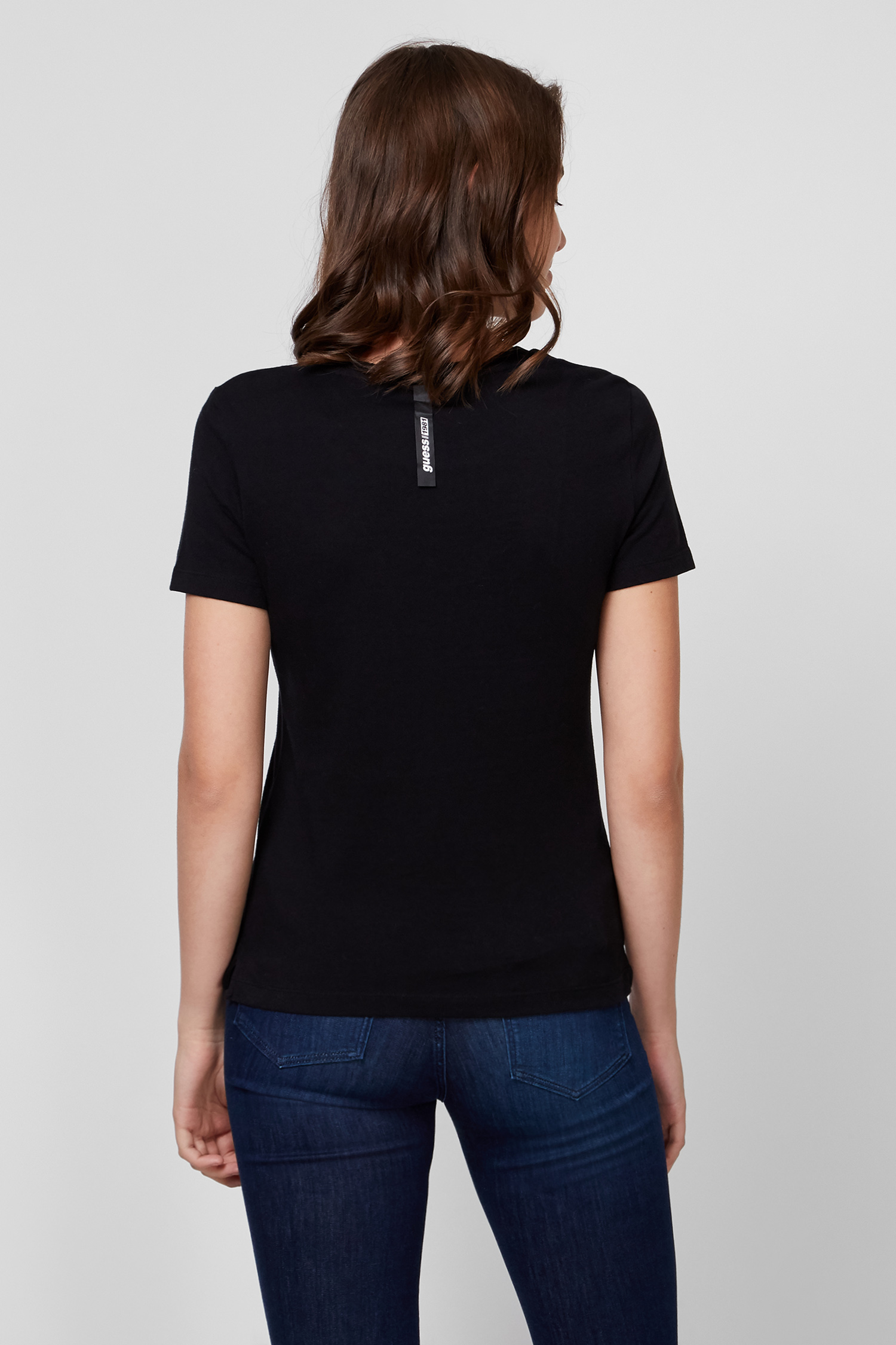 Женская черная футболка Guess W0BI09.I3Z00;JBLK