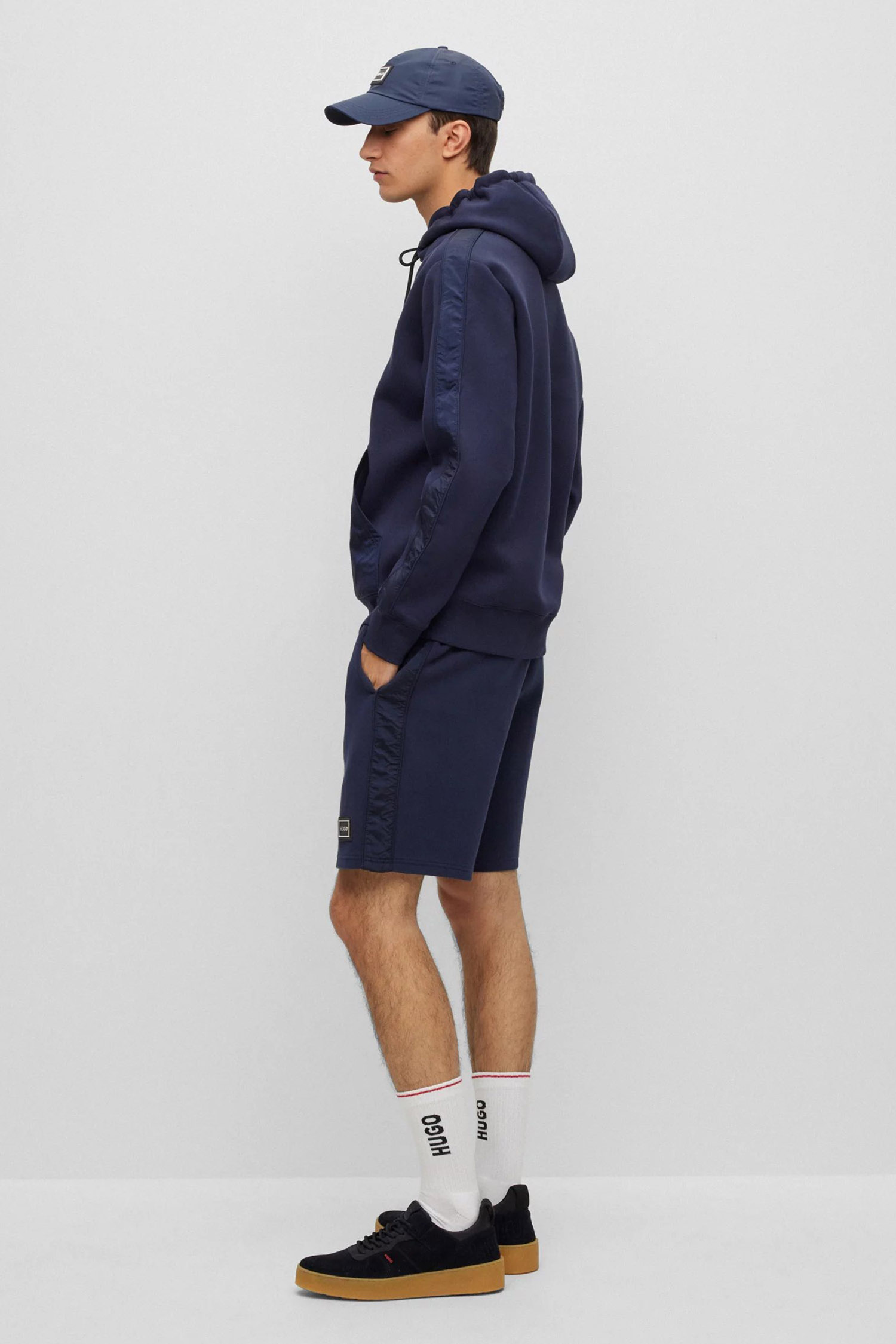 Мужская темно-синяя кепка HUGO 50493971;405