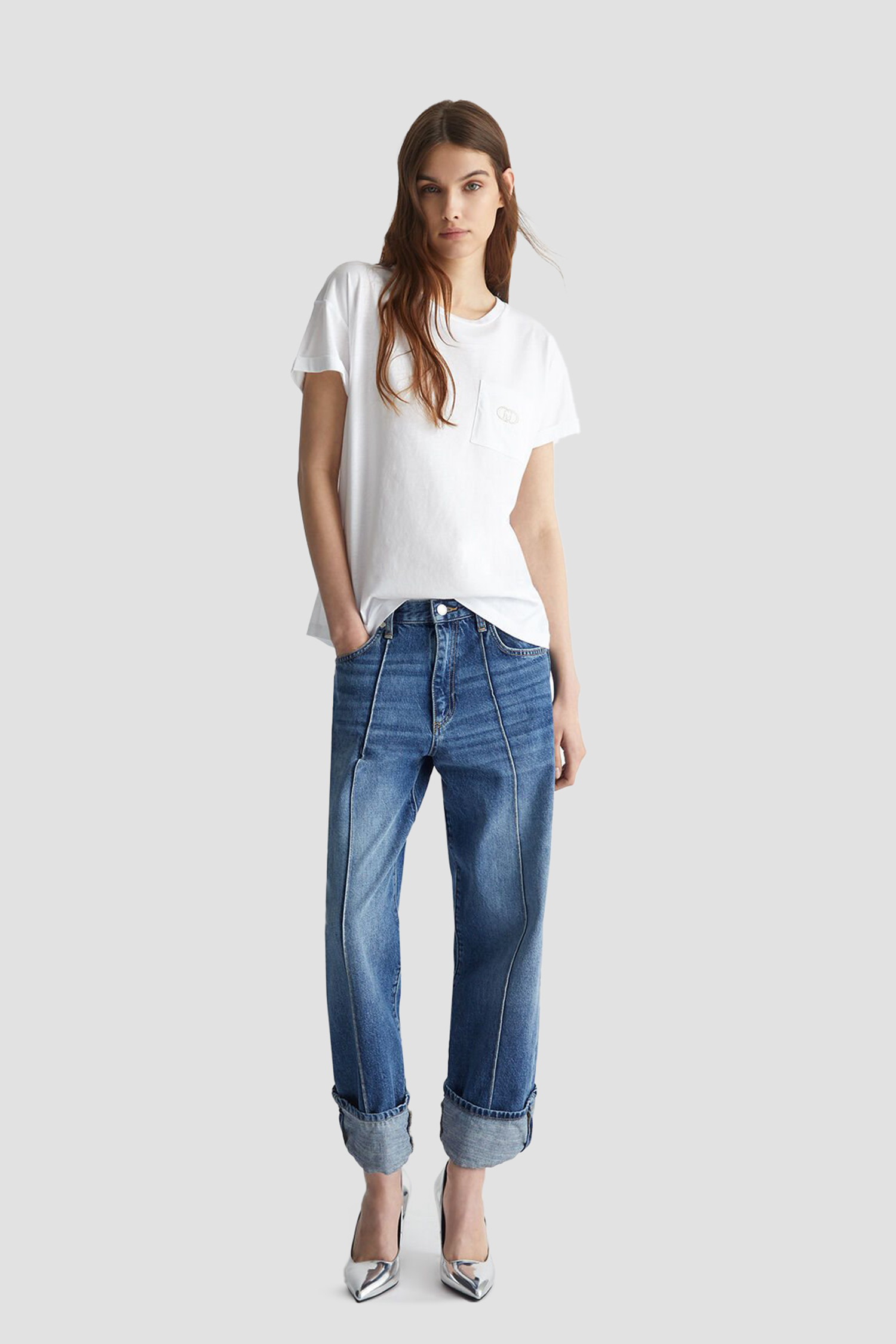 Жіноча біла футболка Liu Jo WF4284.J5904;11111