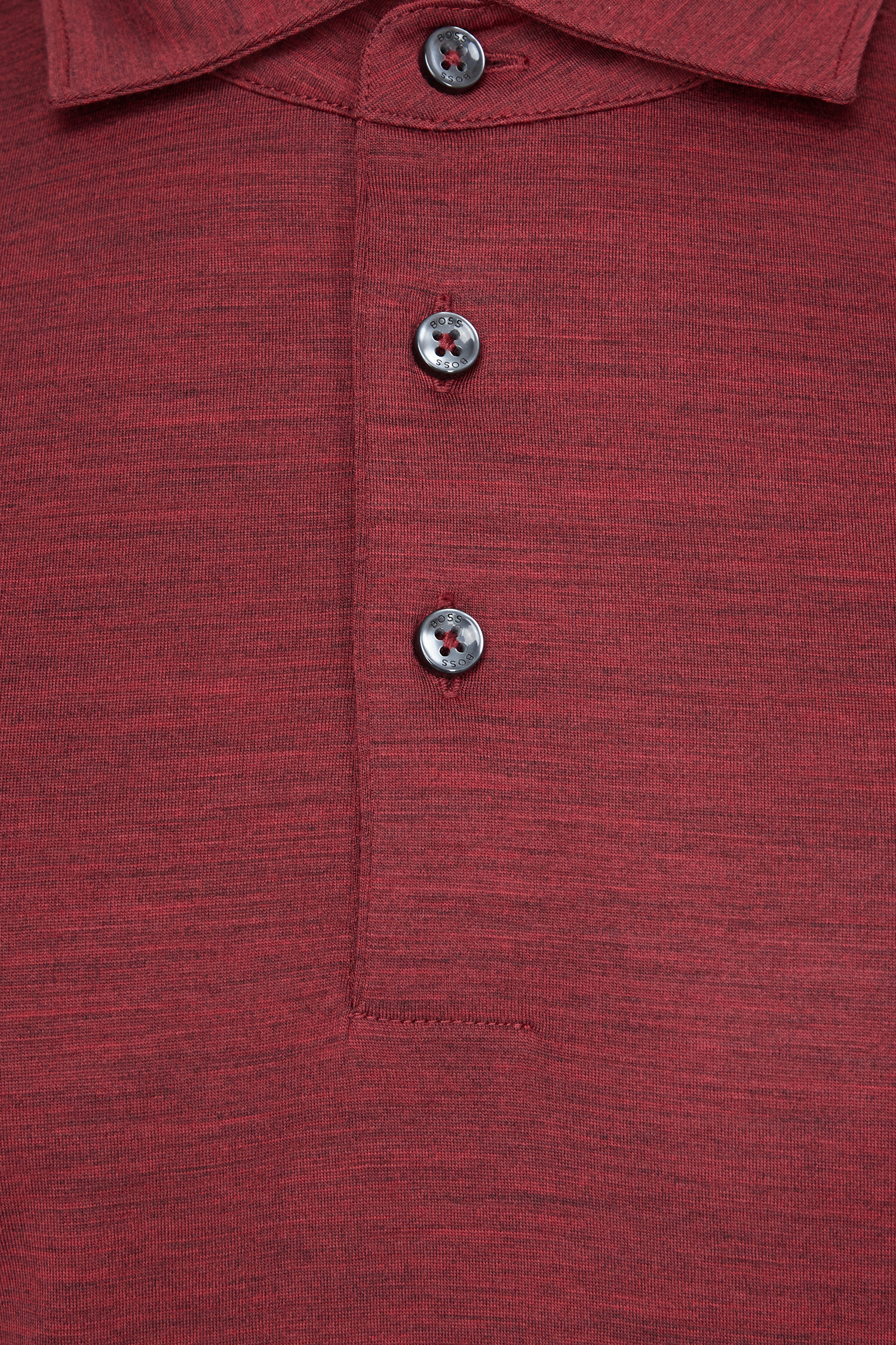 Мужское бордовое шерстяное поло BOSS 50504063;602