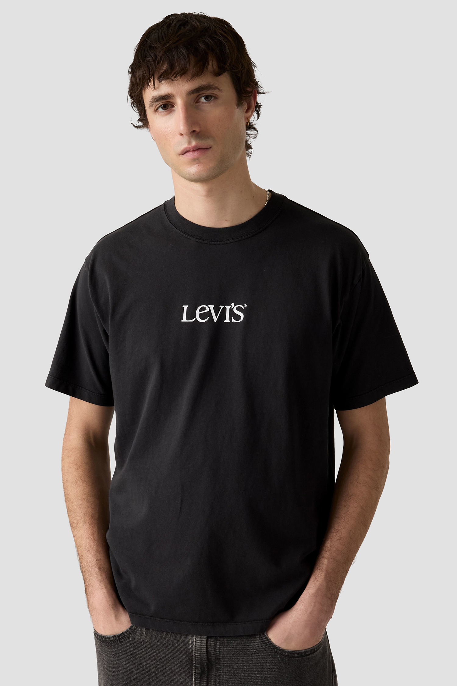 Мужская черная футболка Levi’s® 87373;0445