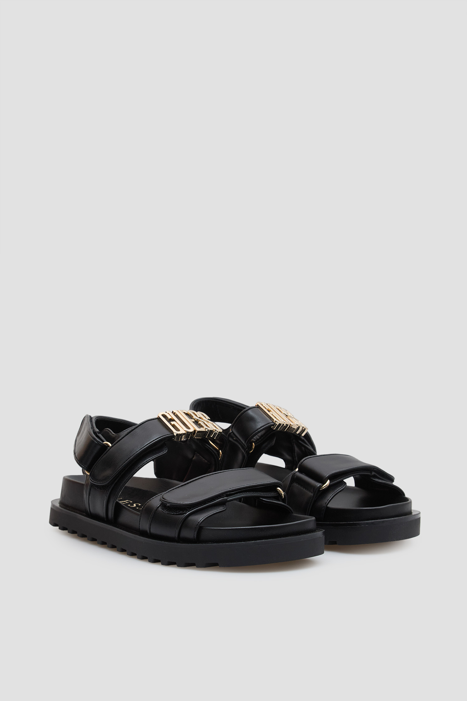Женские черные сандалии Guess FLJFBL.ELE03;BLACK