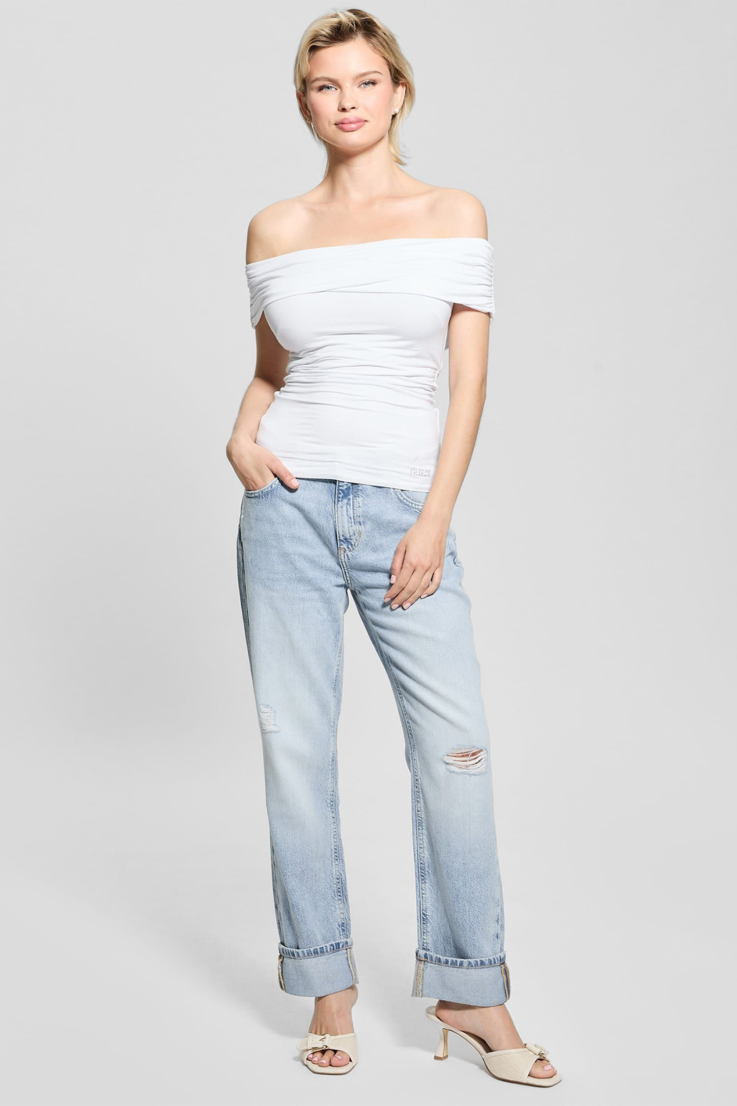Жіночі блакитні джинси Guess W5GA0Q.D5B96;MRCA