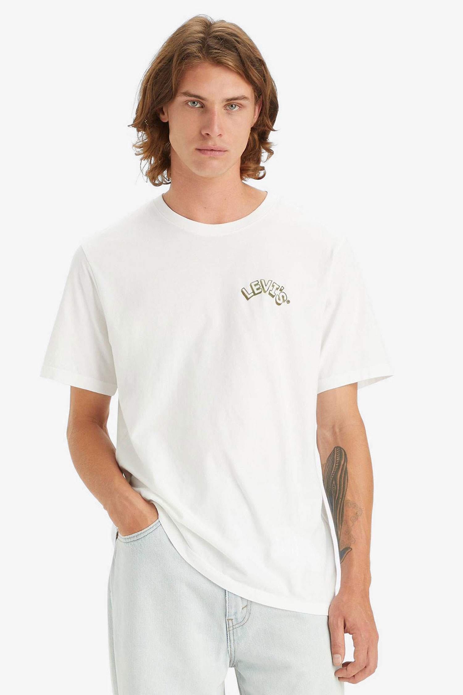 Мужская белая футболка Levi’s® 16143;1258