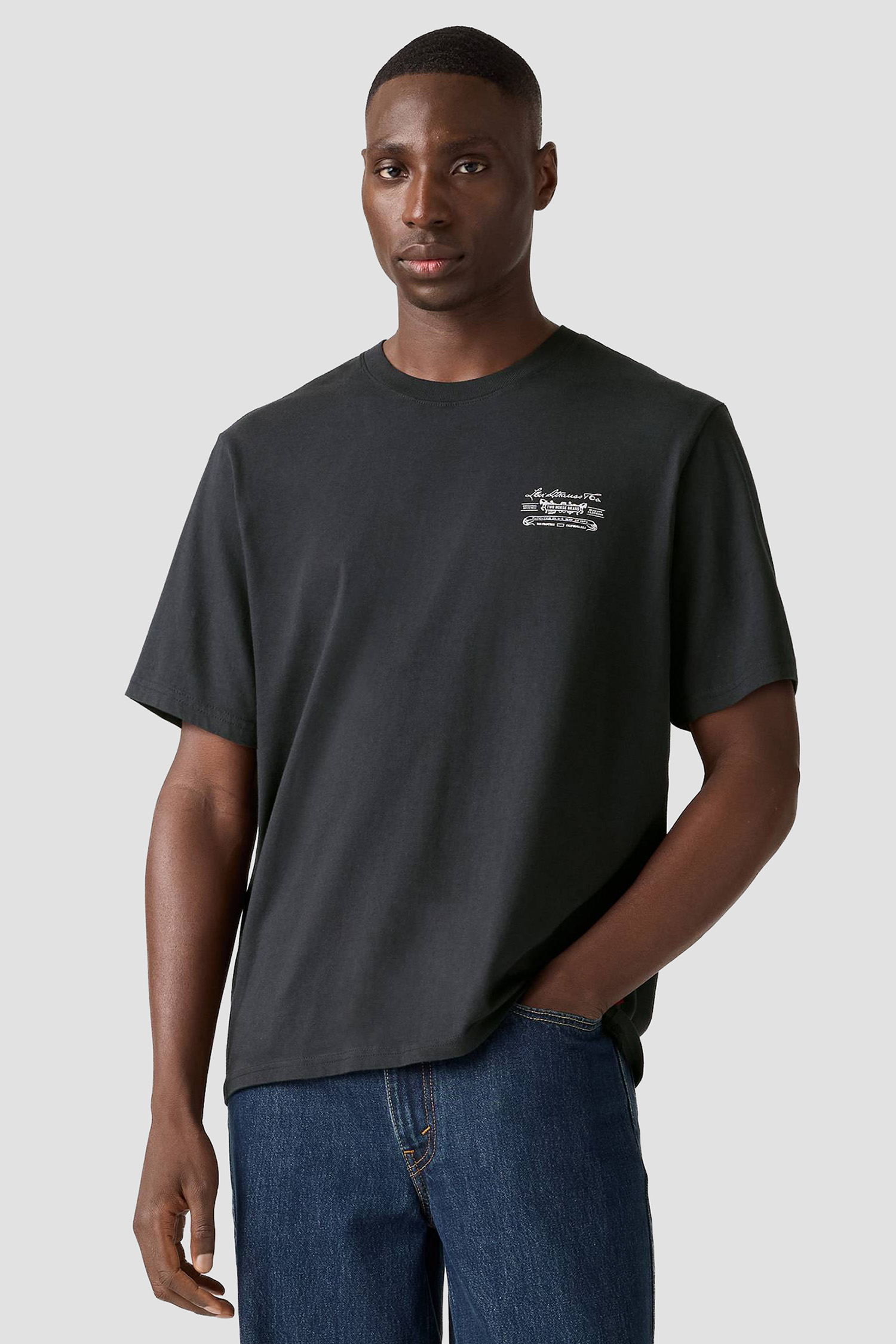 Мужская черная футболка Levi’s® 16143;1821