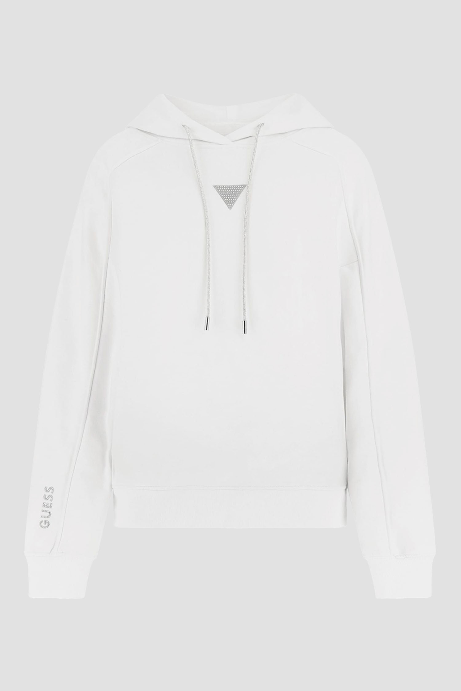 Женское белое худи Guess W4GQ12.KBK32;G011