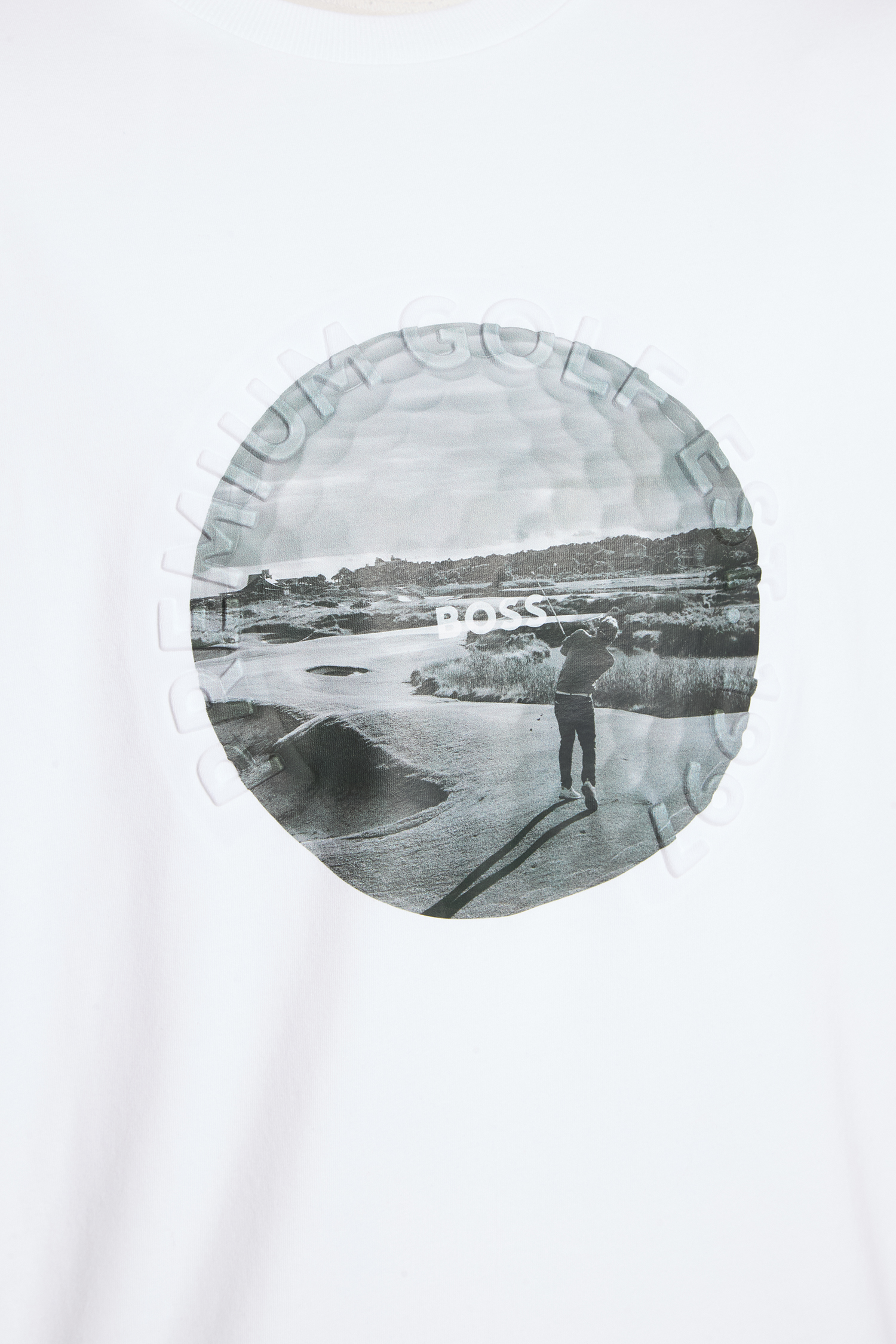 Мужская белая футболка BOSS 50537847;100