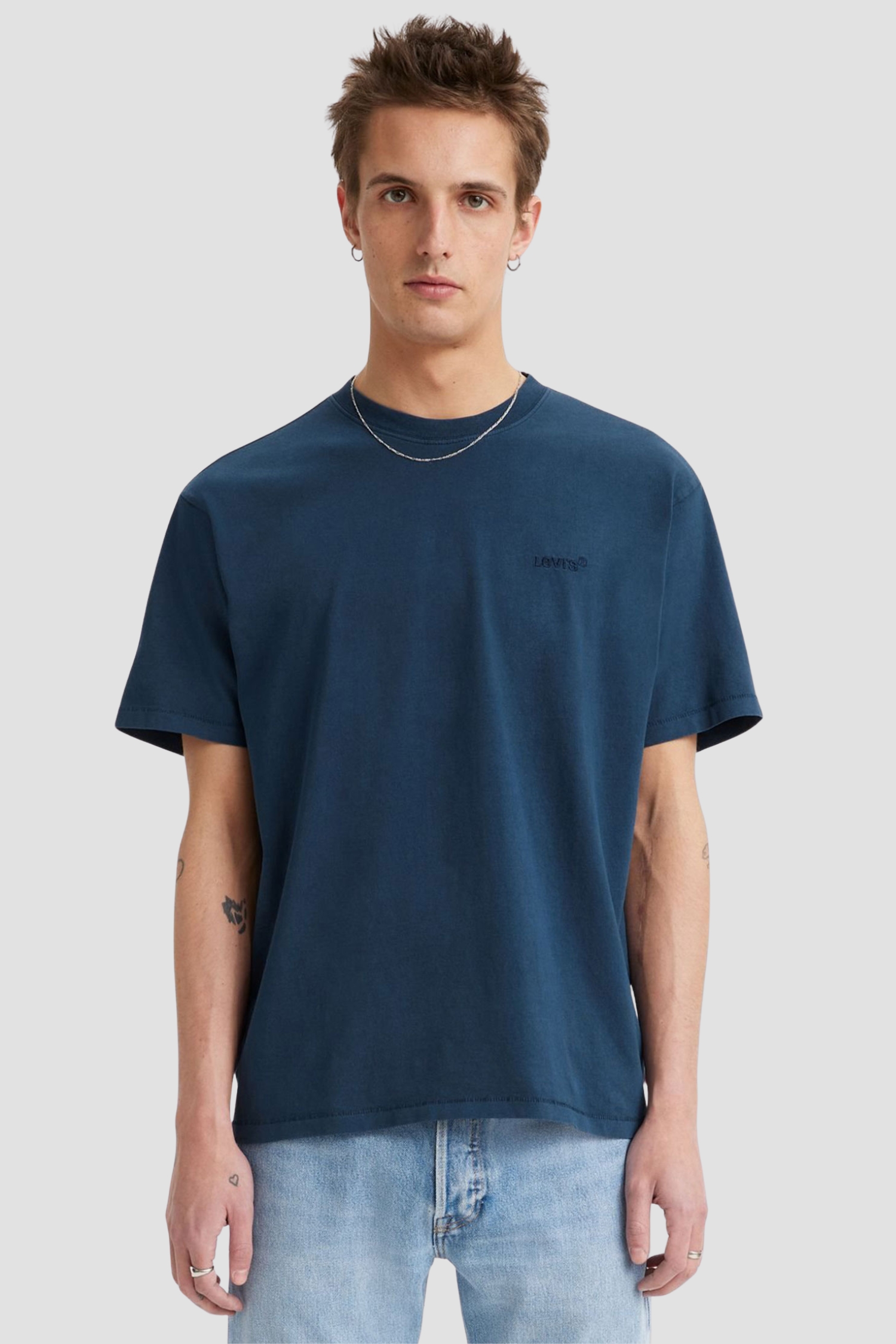 Мужская темно-синяя футболка Levi’s® A0637;0058