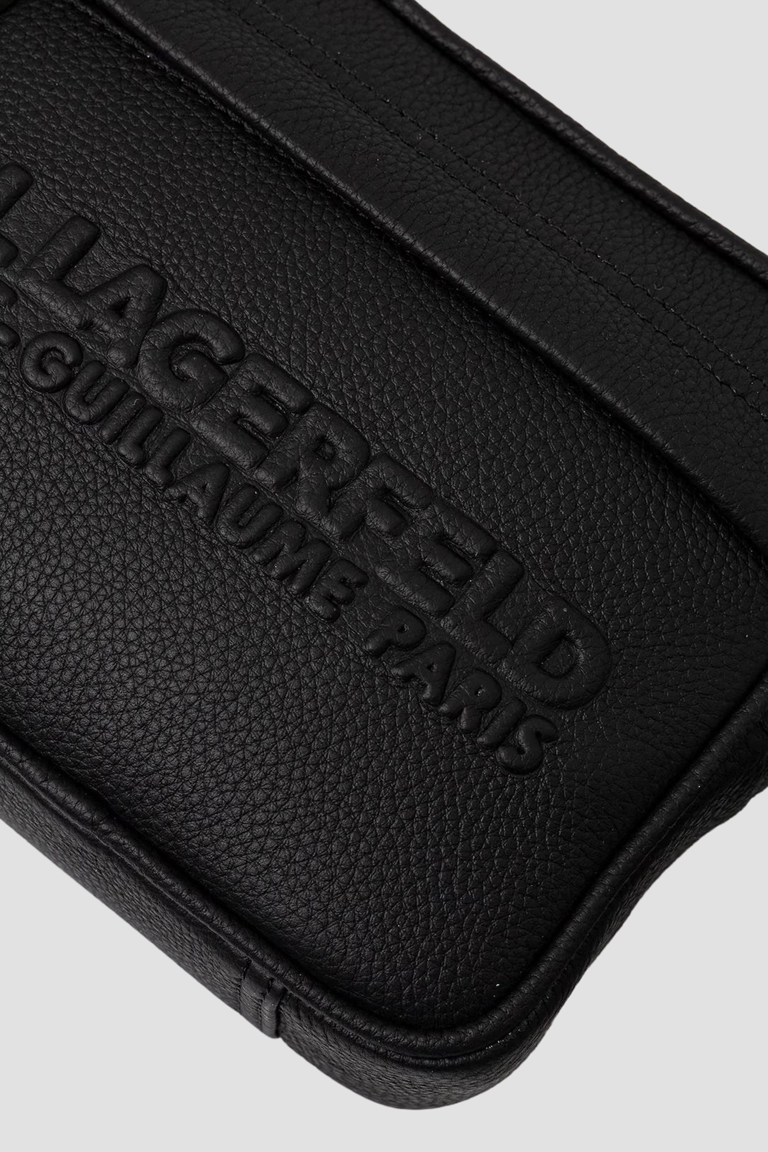 Мужская черная кожаная сумка Karl Lagerfeld A3M30176;999