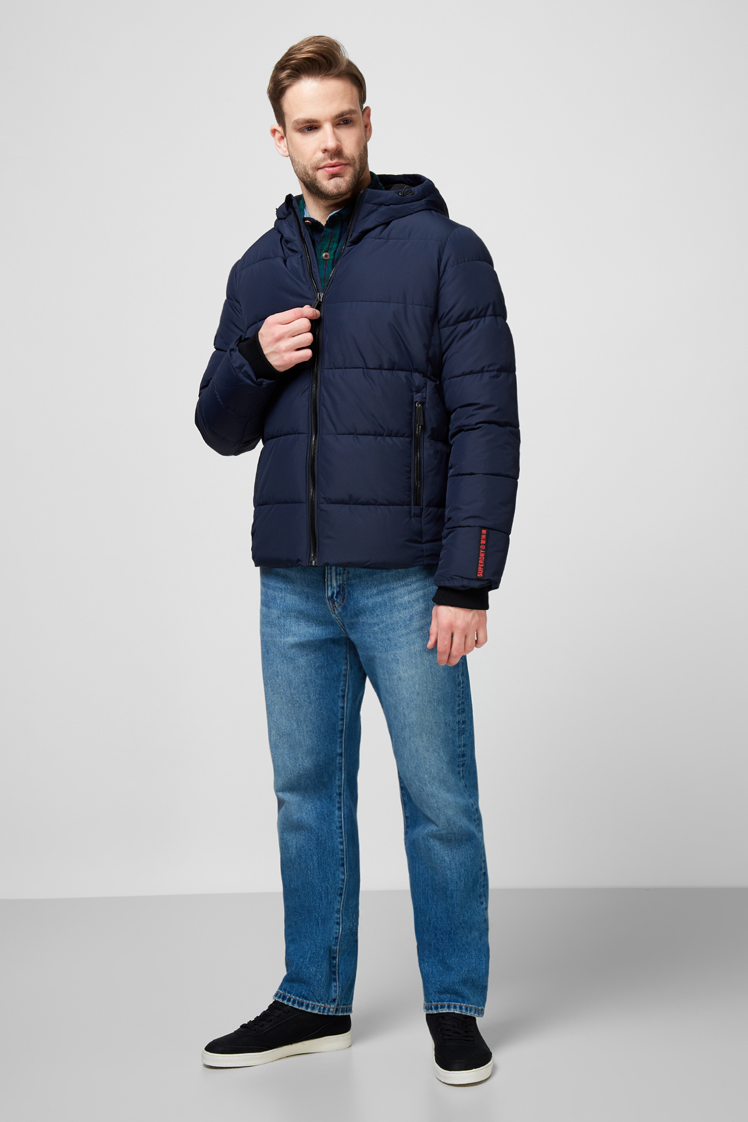 Мужская темно-синяя куртка SuperDry M5010227A;JYC