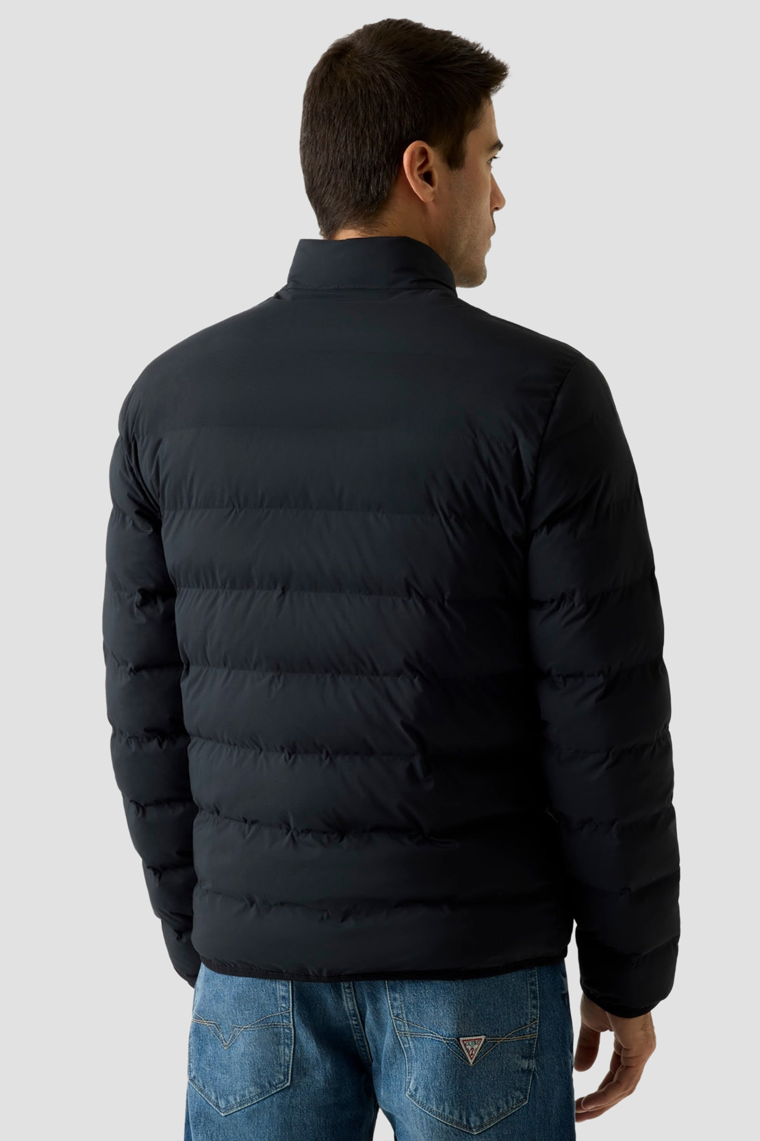 Мужская черная куртка Guess M6RL0I.WJ242;JBLK