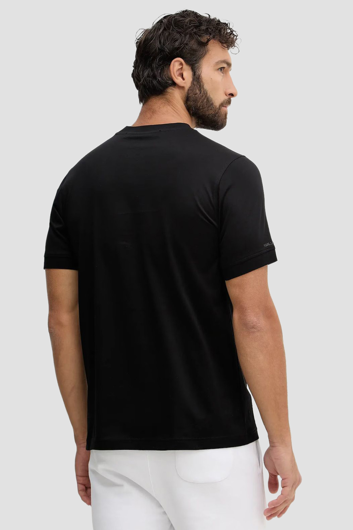 Мужская черная футболка Karl Lagerfeld 561200.755004;990