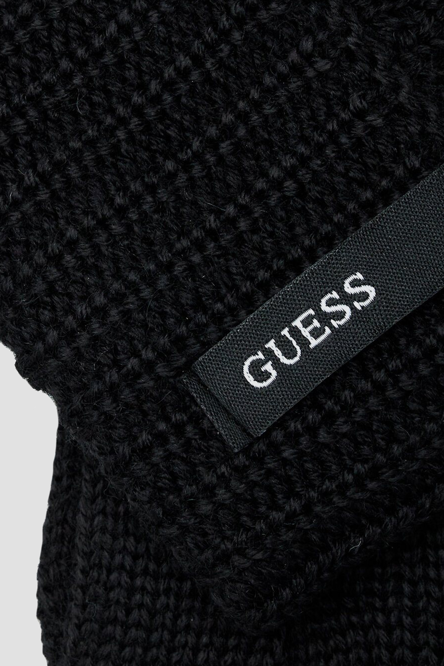 Чоловічі чорні рукавички Guess AM9333.POL02;BLA