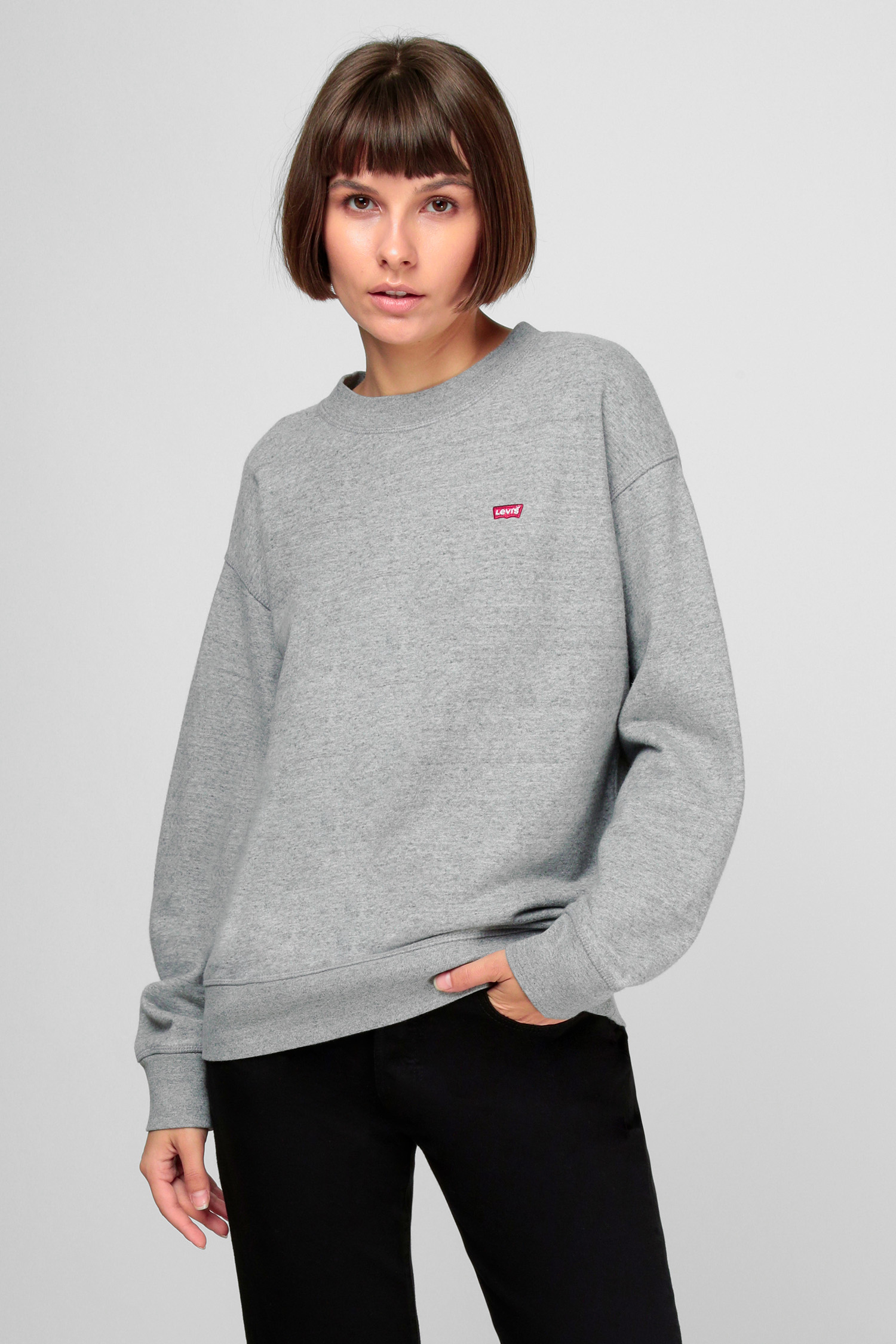 Женский серый свитшот Levi's® 24688;0000 — Ultrashop