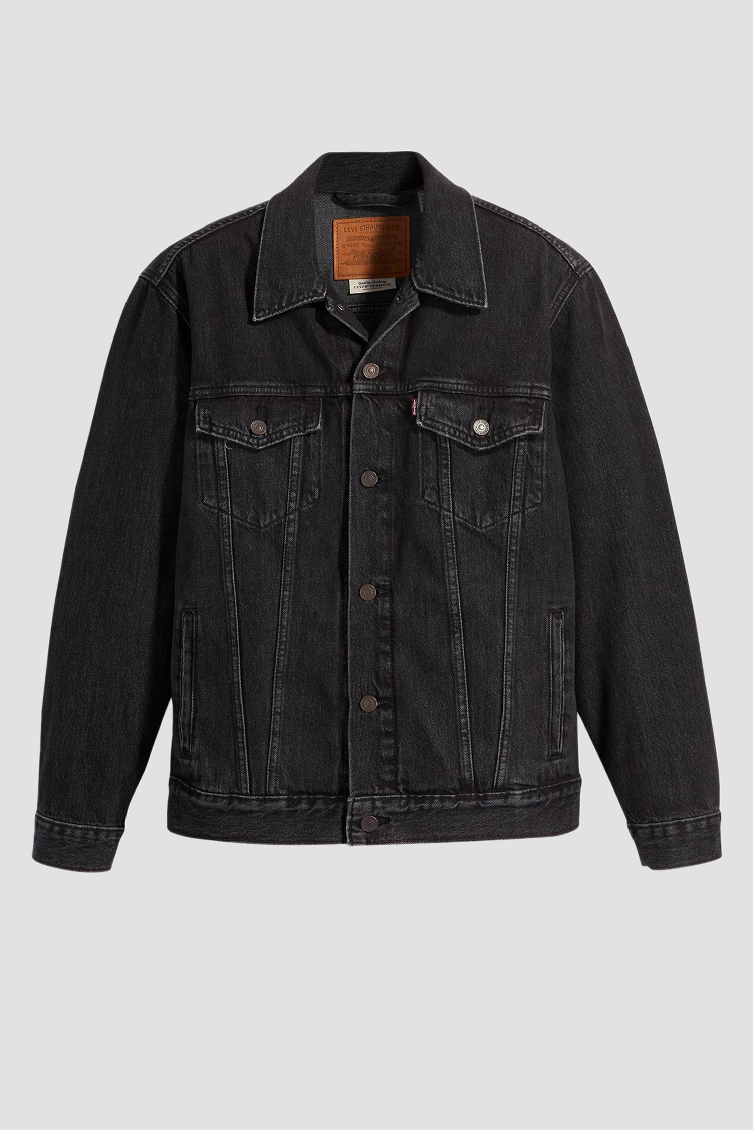 Мужская черная джинсовая куртка Levi’s® A5782;0000