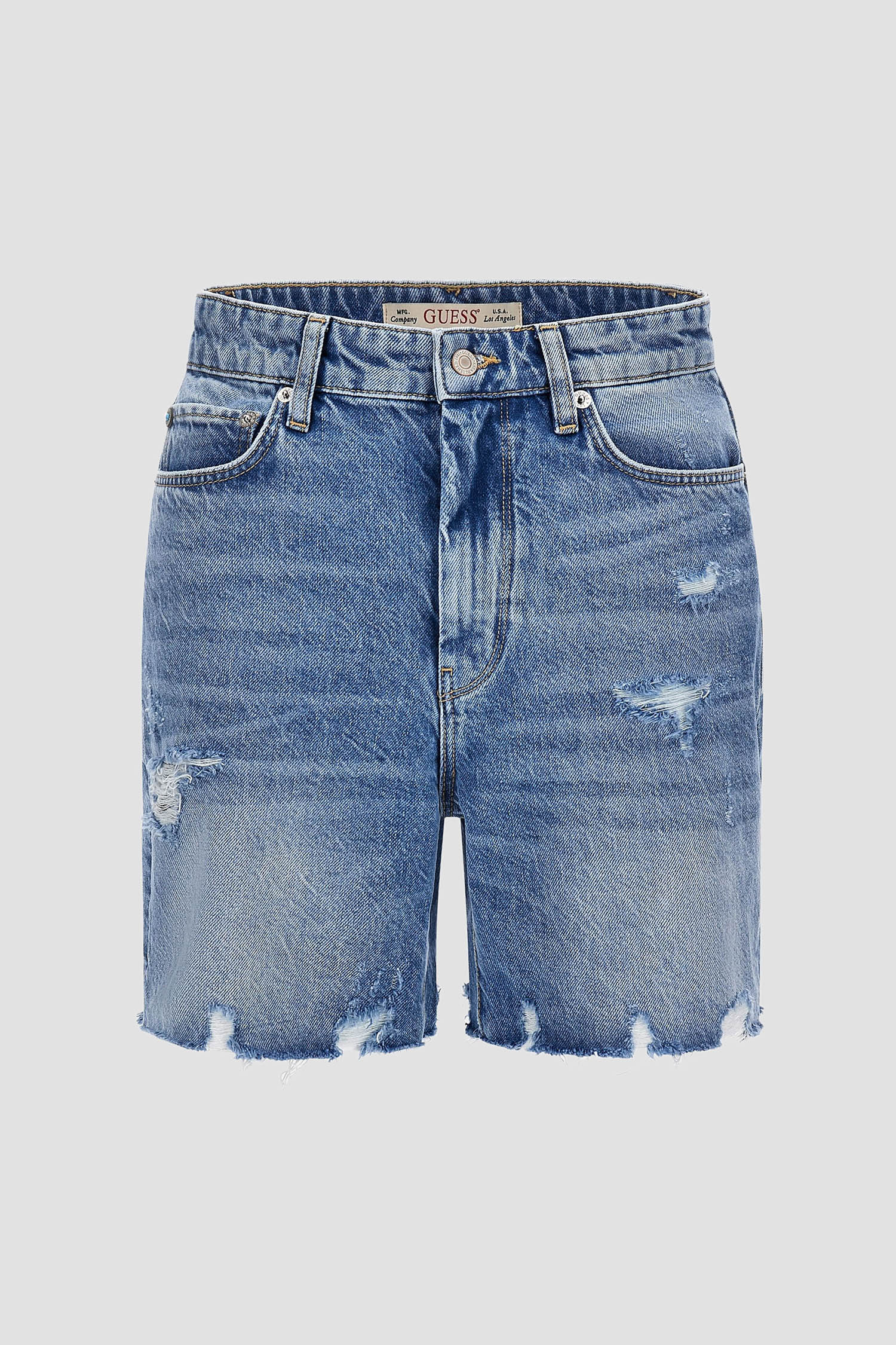 Женские синие джинсовые шорты Guess W3GD47.D4ZR1;RPOS