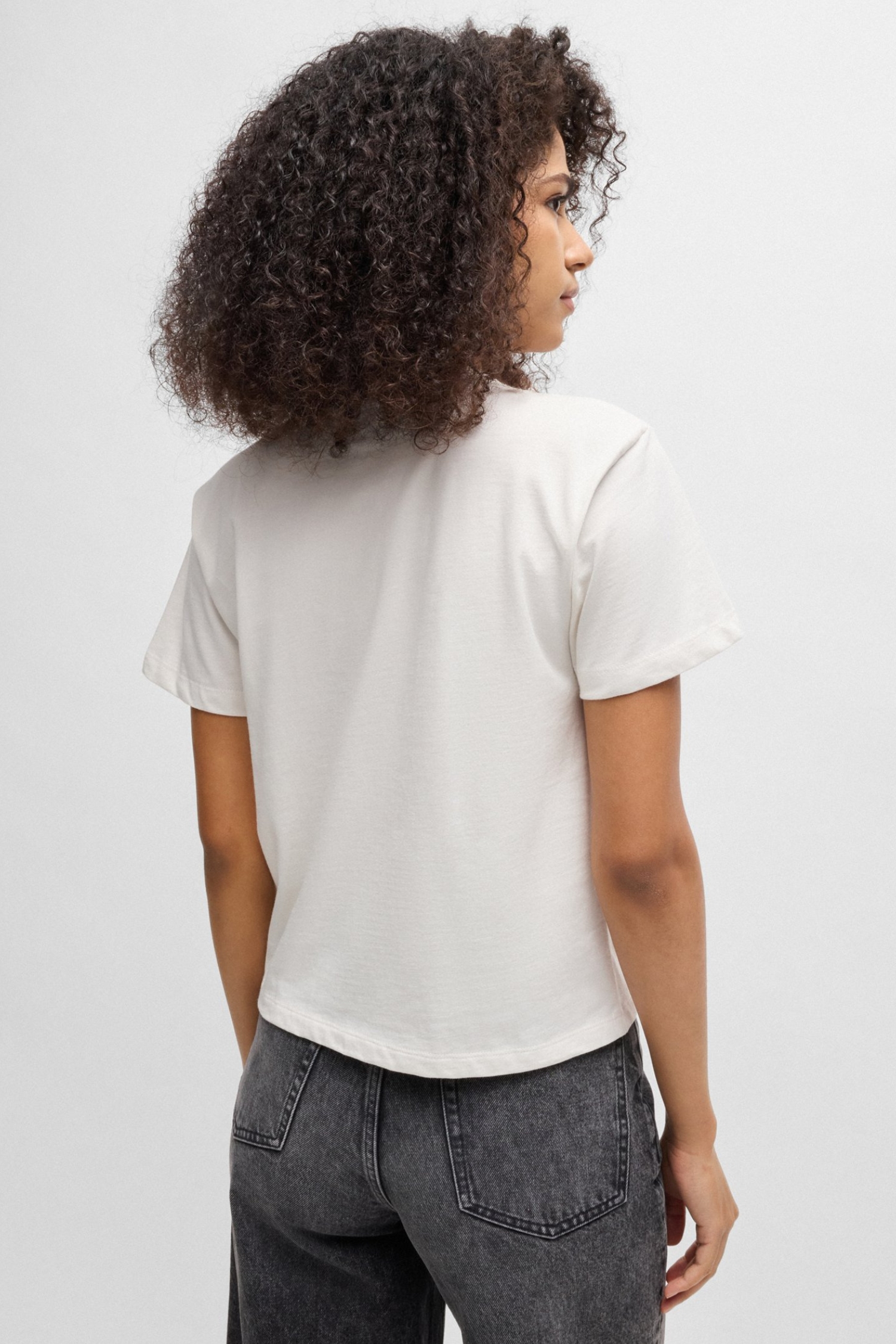 Женская белая футболка HUGO 50534246;102