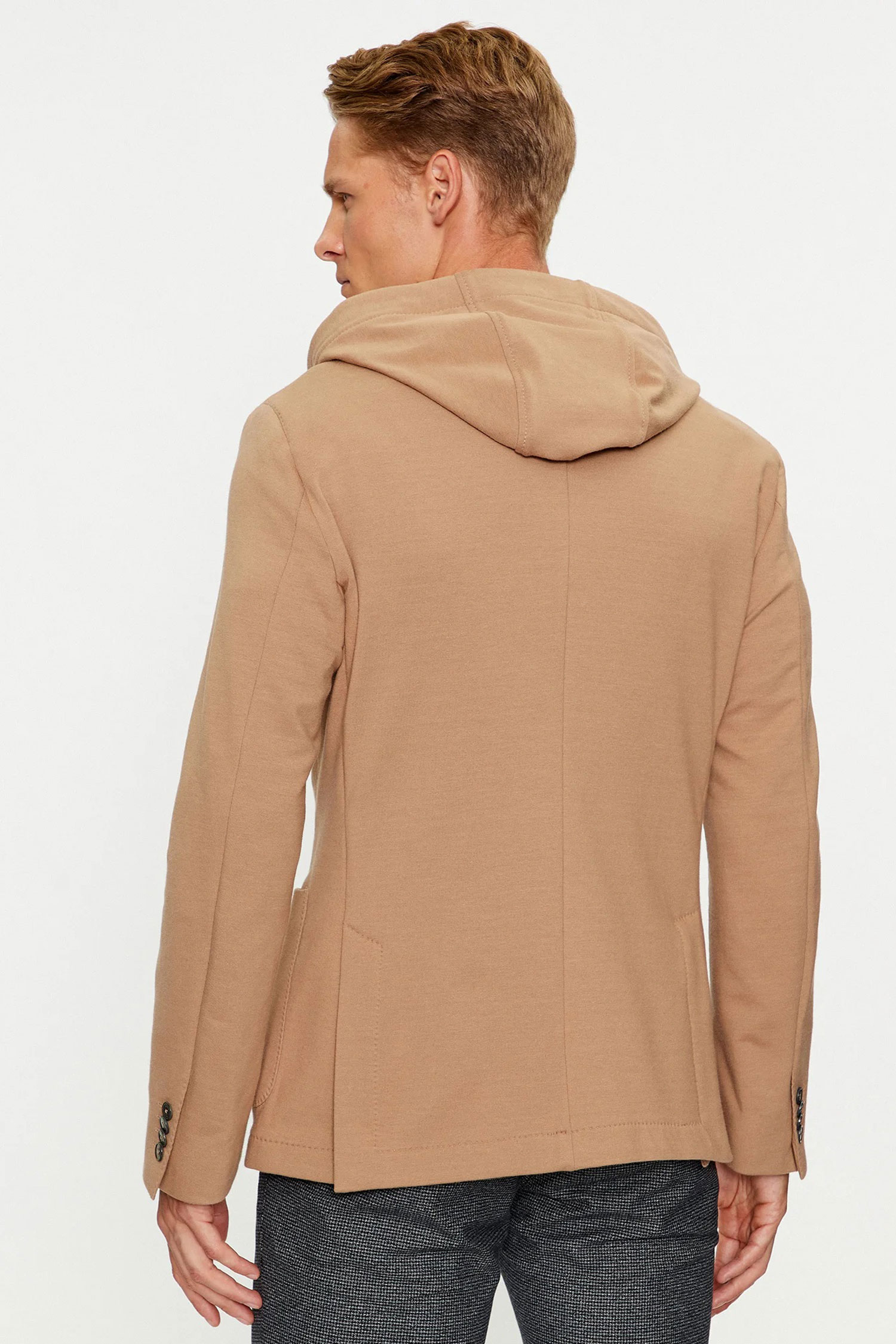 Чоловічий бежевий блейзер BOSS 50497272;260