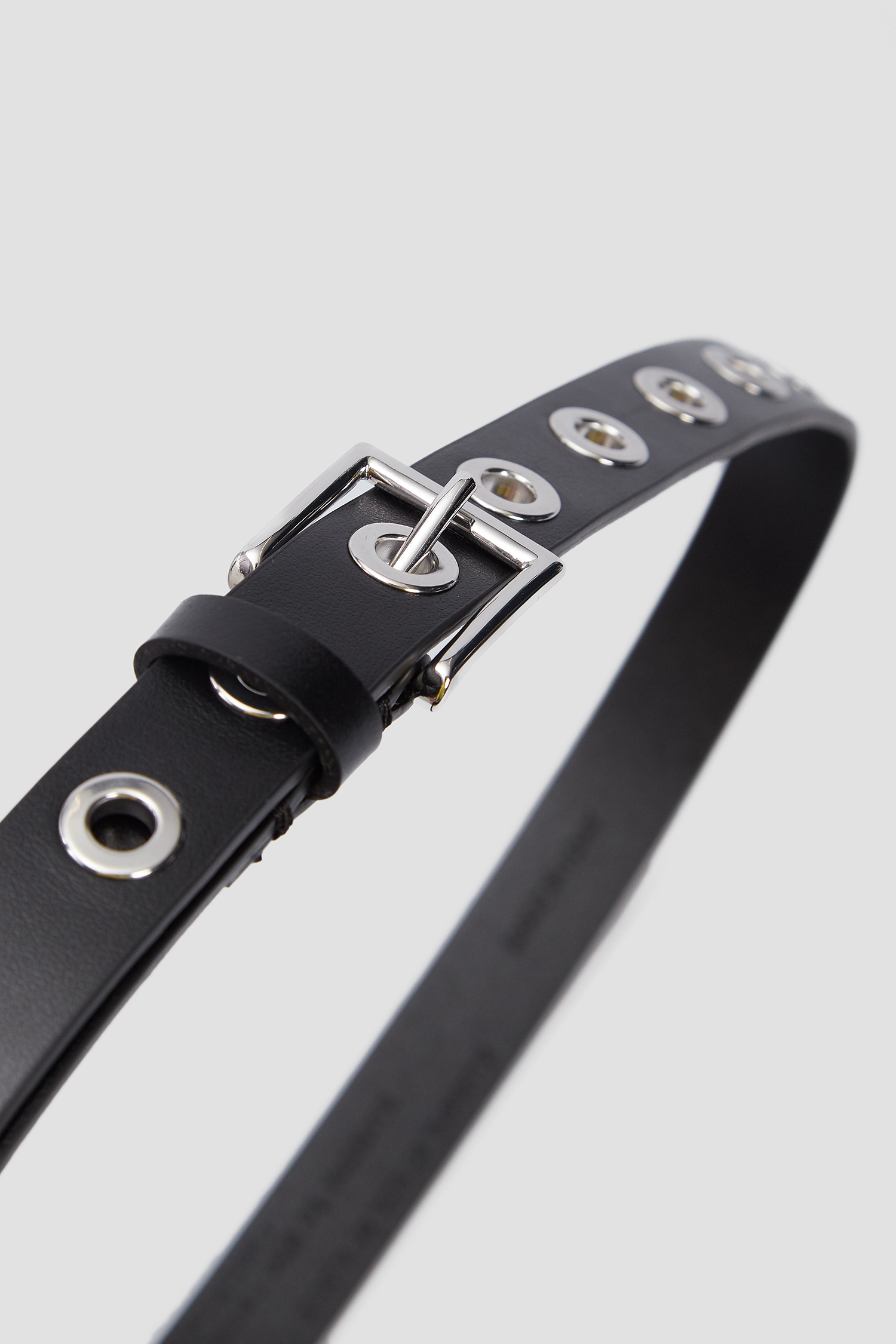 Жіночий чорний шкіряний ремінь HUGO 50455786;001