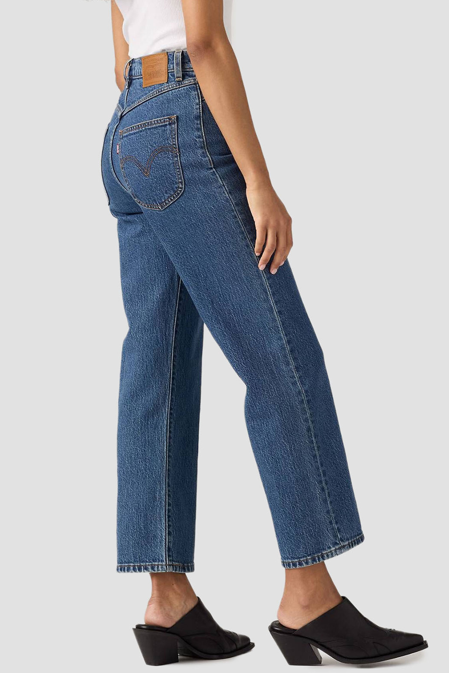 Женские синие джинсы Ribcage Western Yoke Levi’s® 0049U;0001
