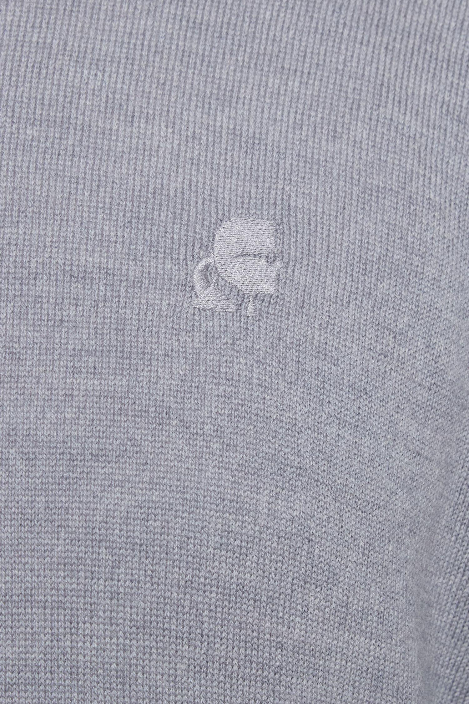 Мужской серый шерстяной джемпер Karl Lagerfeld 553399.655000;941