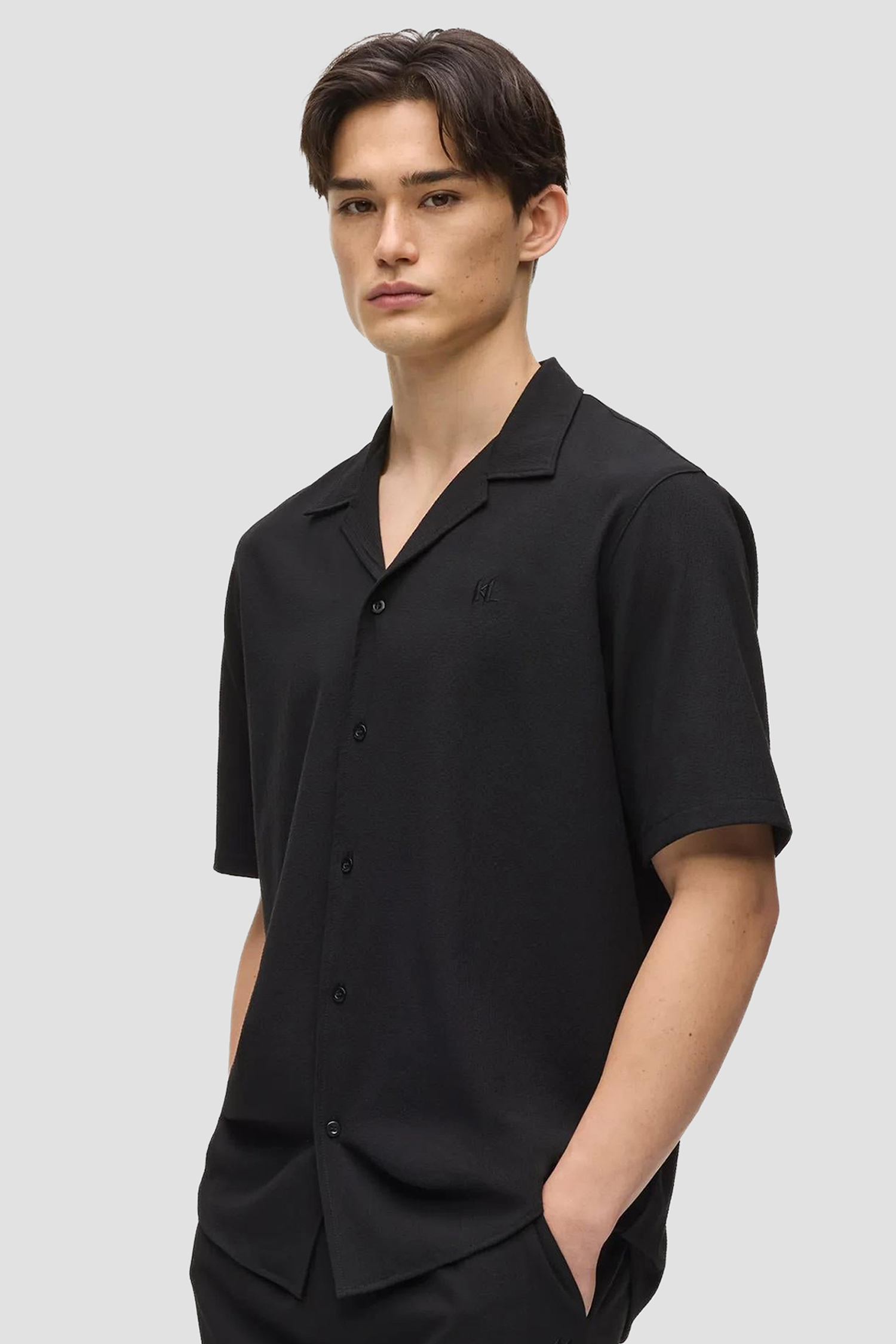Чоловіча чорна сорочка Karl Lagerfeld 562034.605942;990