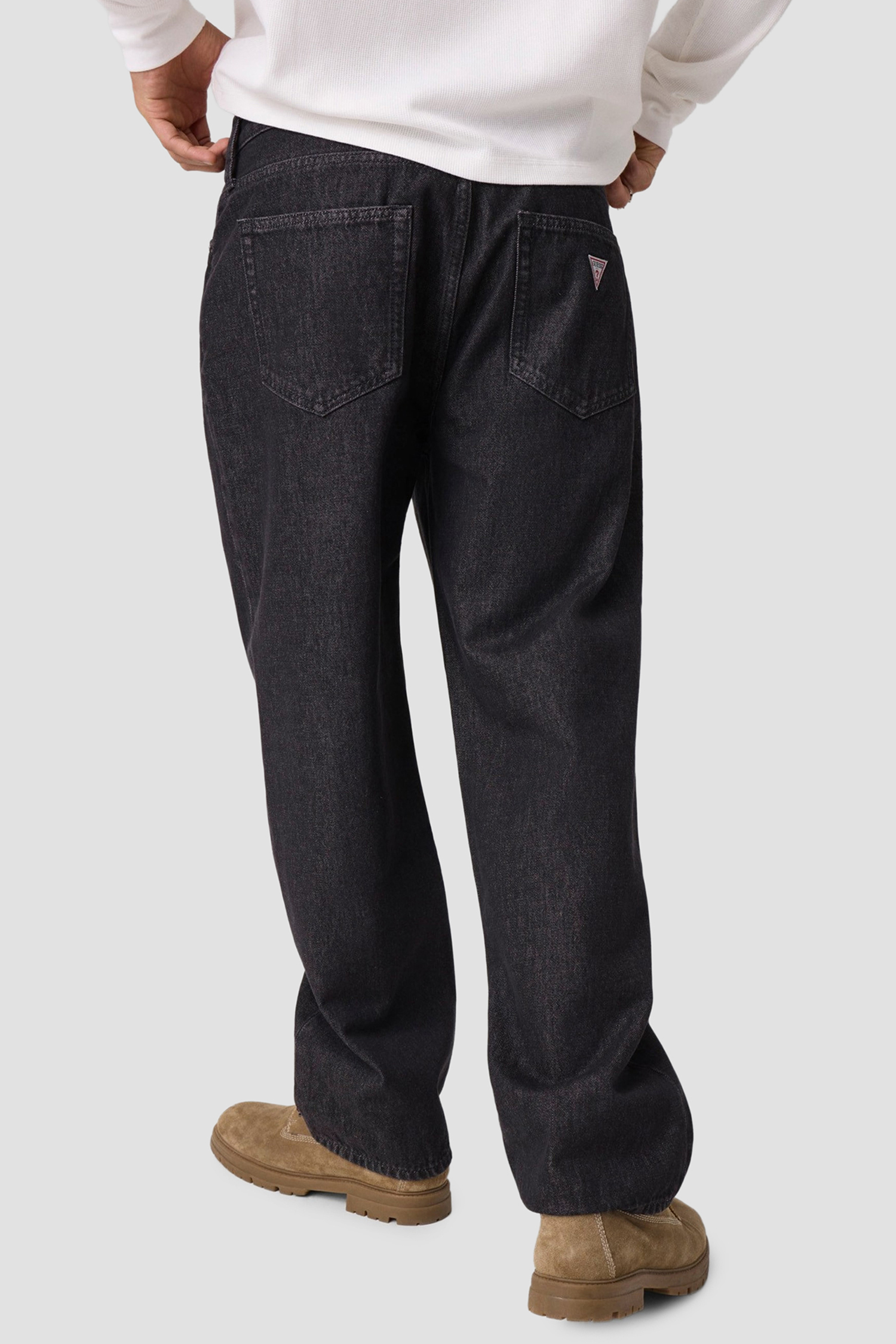 Мужские черные джинсы Guess Jeans M5YAB3.D6571;IJVB