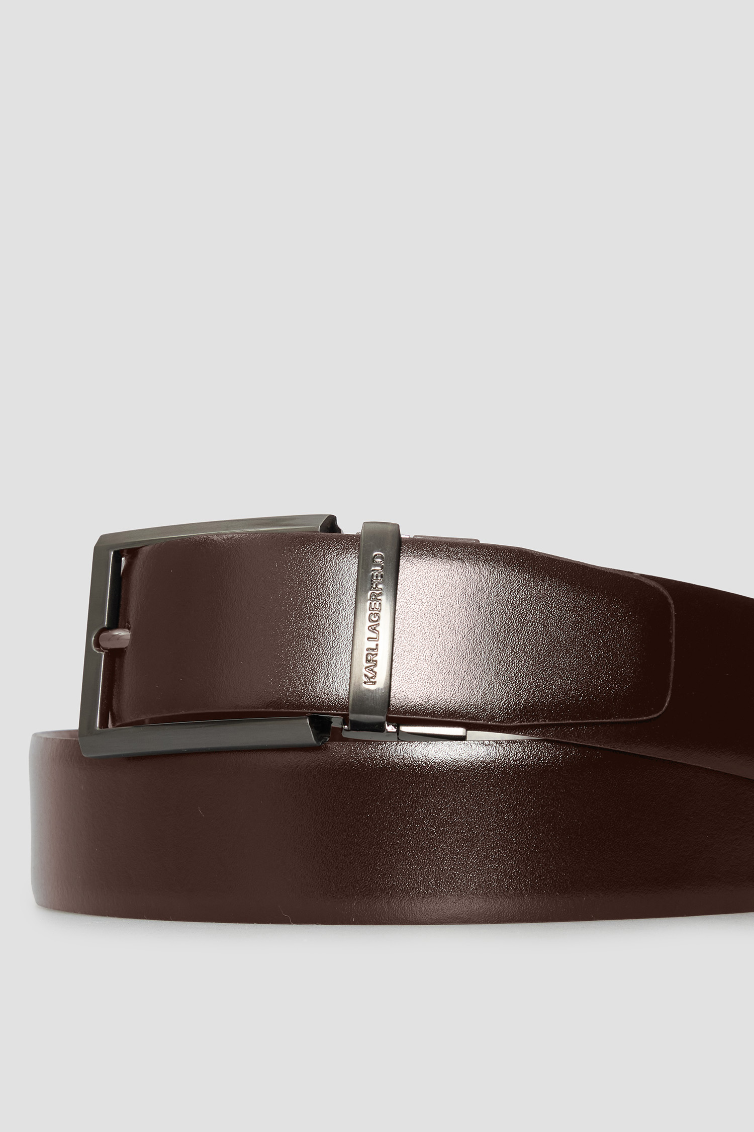 Мужской кожаный двусторонний ремень Karl Lagerfeld 554427.815302;490