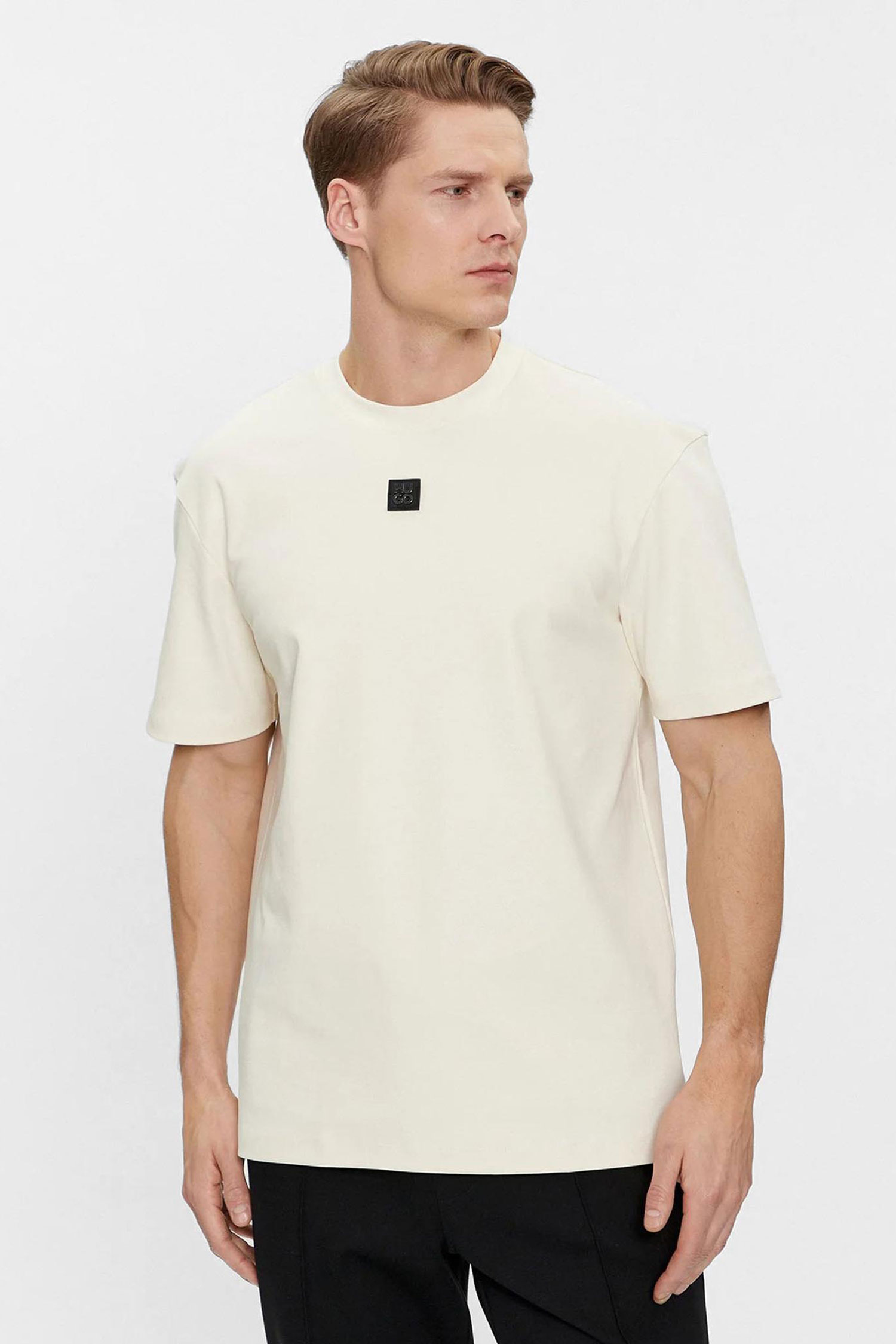 Чоловіча біла футболка HUGO 50505201;121