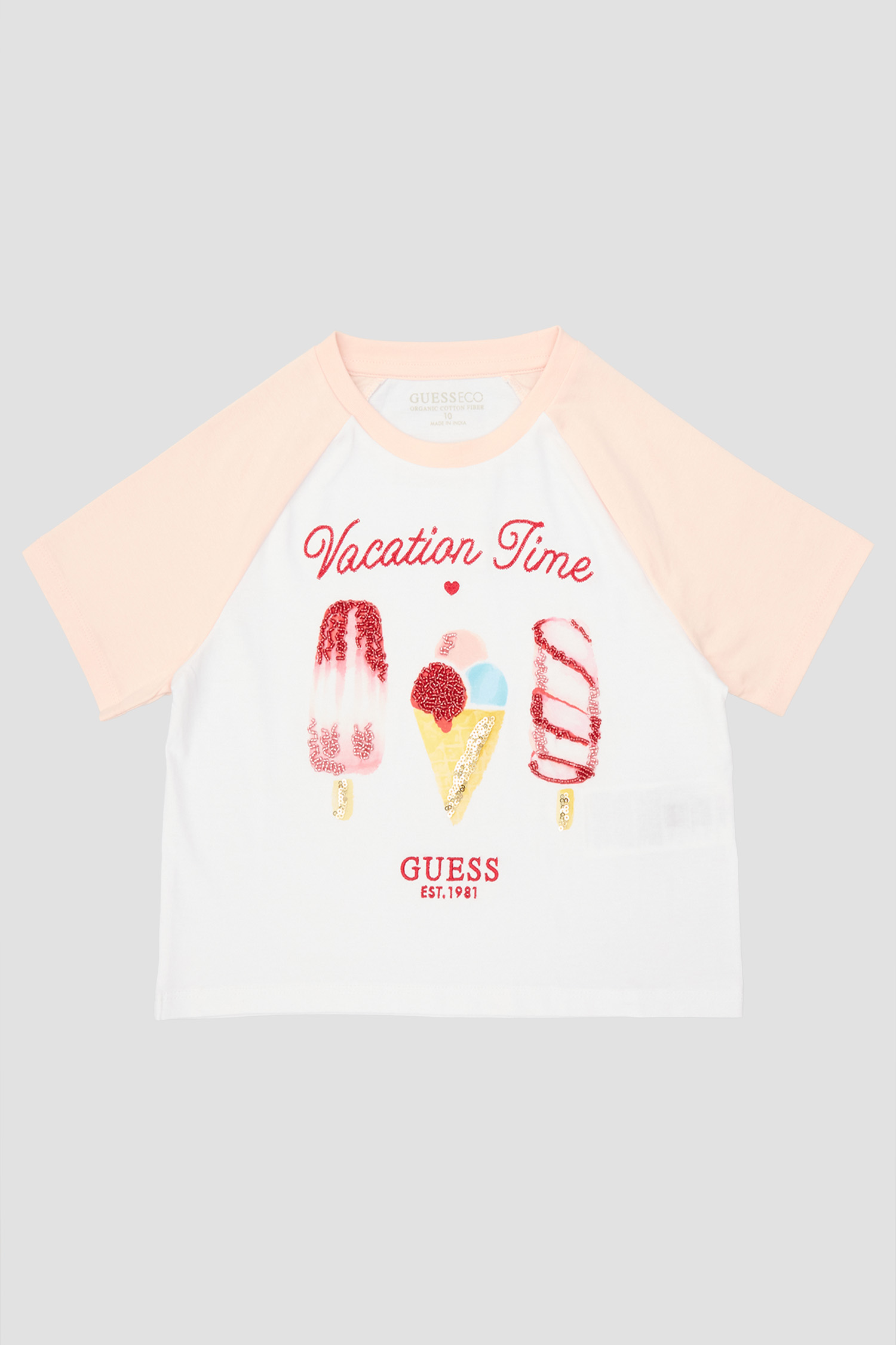 Детская белая футболка Guеss Kids J5GI06.K8HM4;G63Q