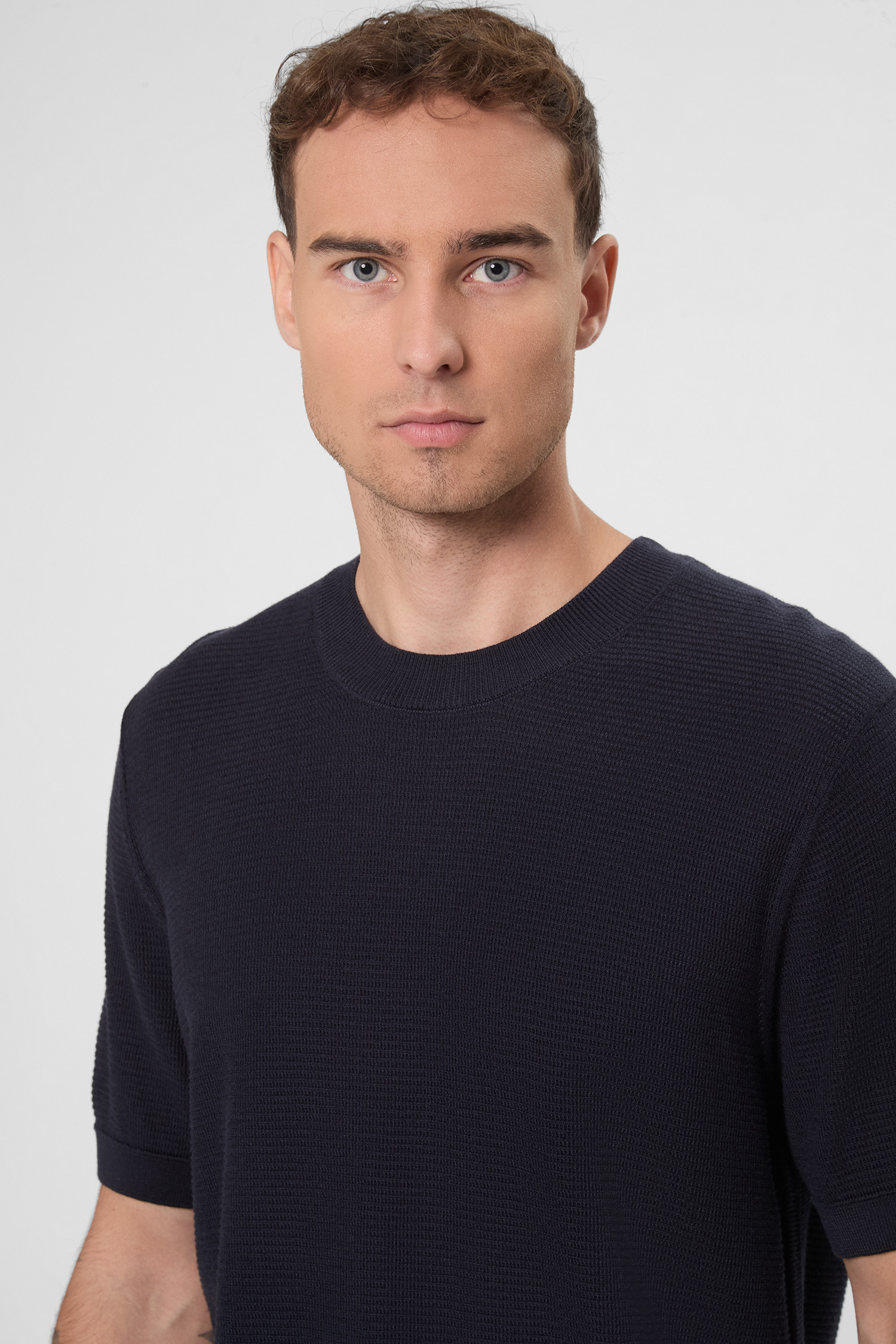 Чоловічий темно-синій джемпер BOSS 50543161;404