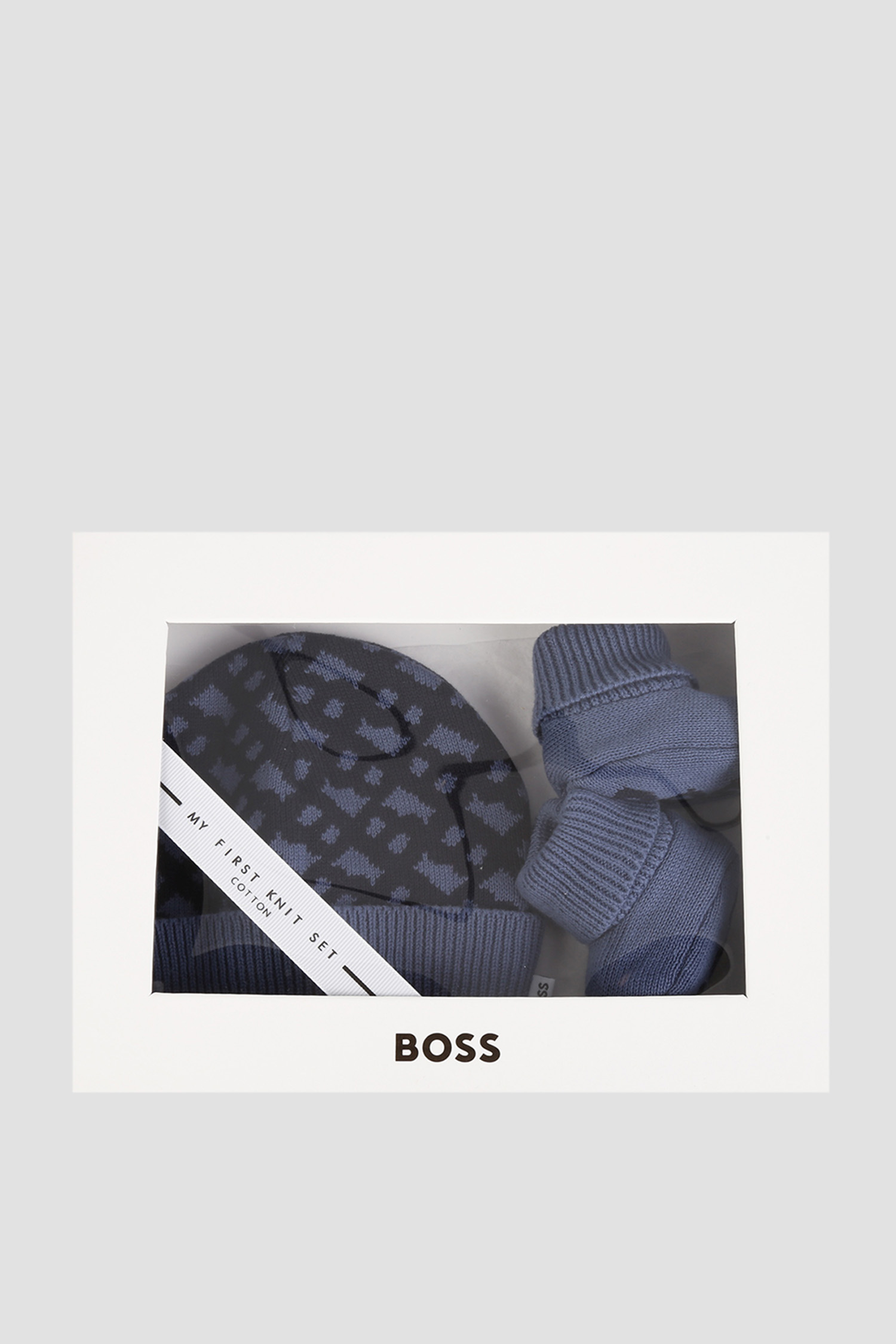 Дитячий набір аксесуарів (шапка, шкарпетки) BOSS kids J98423;849