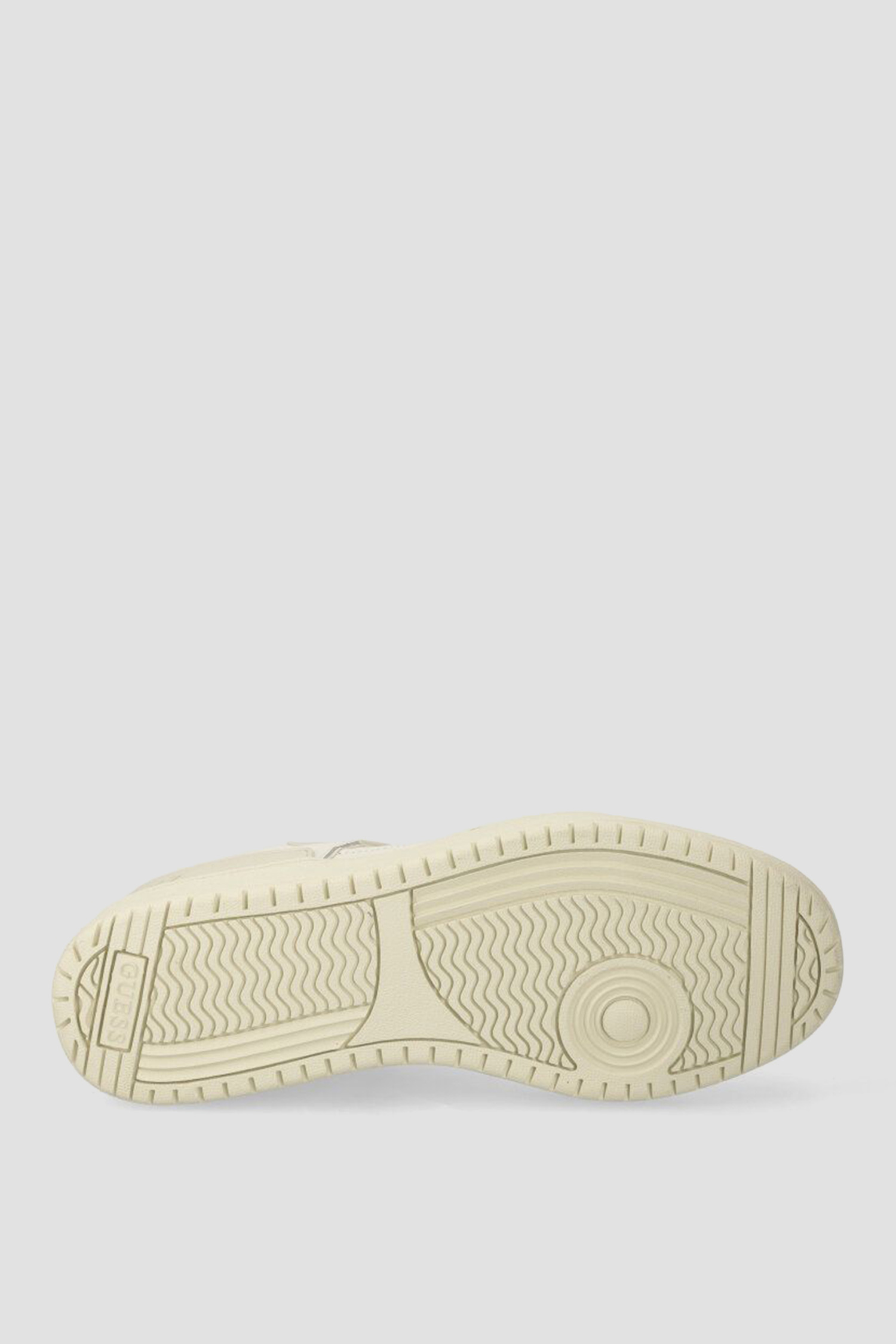 Мужские белые кожаные сникерсы Guess FMJSAW.ELE12;WHITE