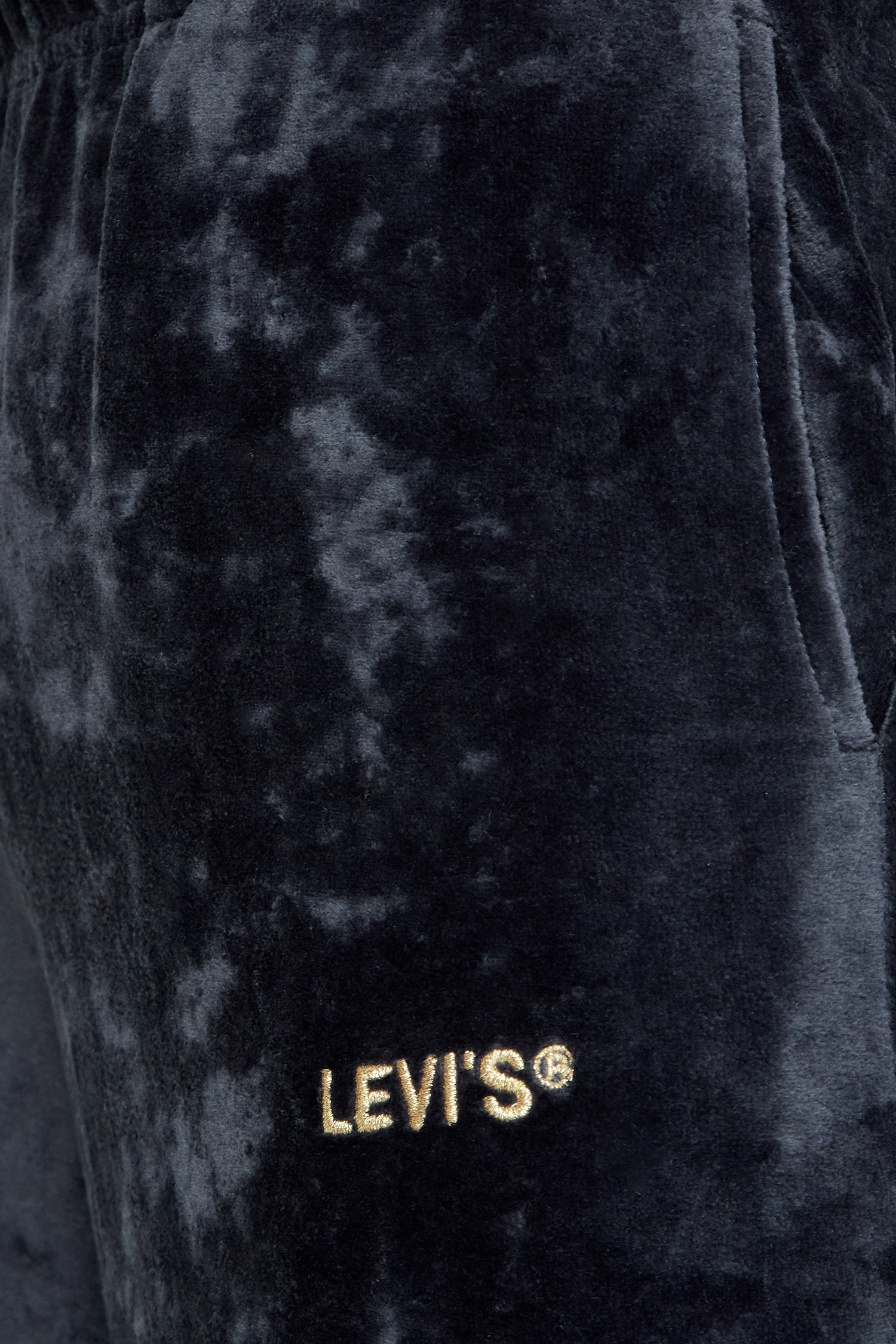 Жіночі темно-сині велюрові спортивні штани Levi’s® A3569;0011